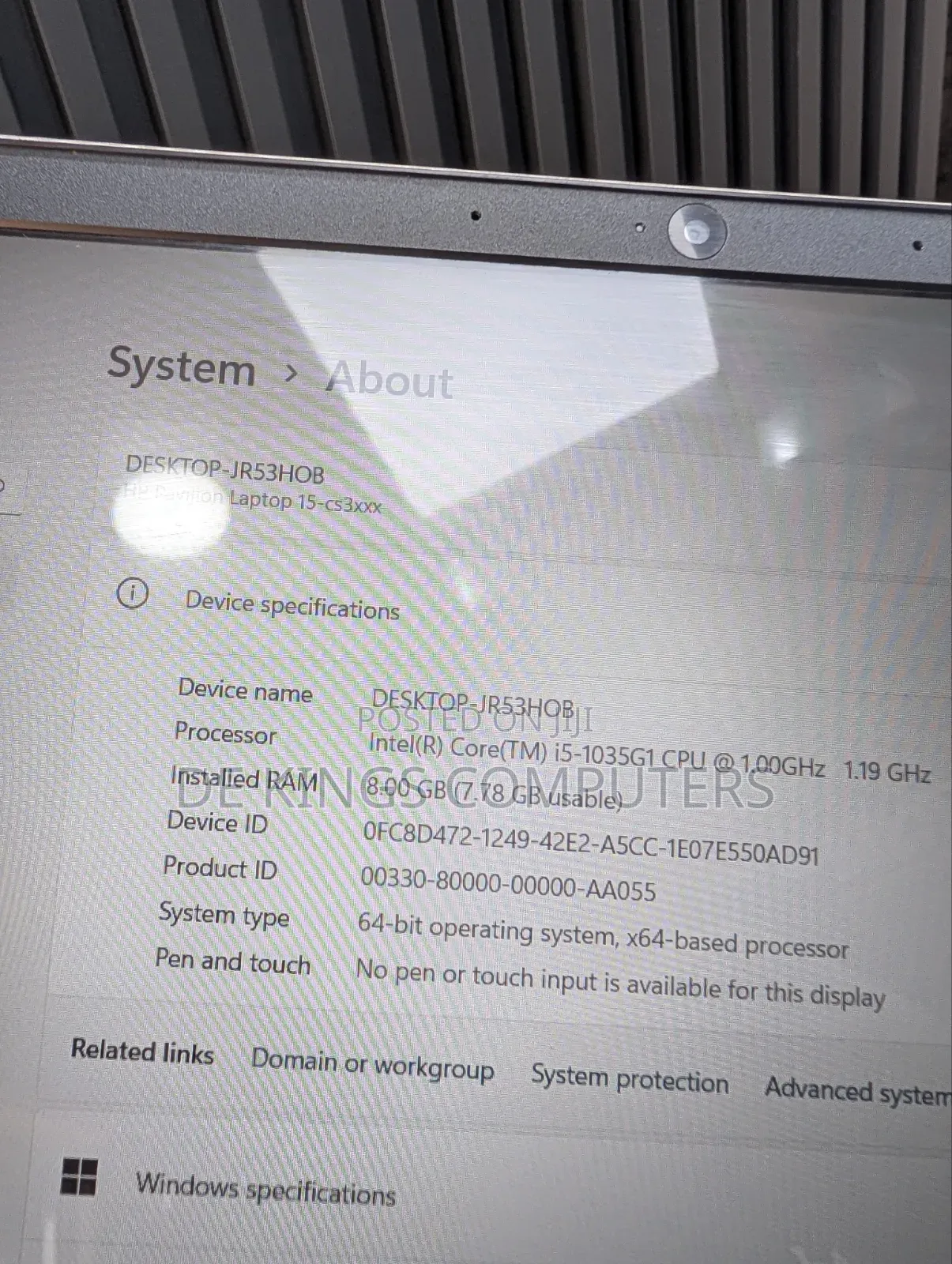 Laptop HP Pavilion 15 8GB Intel Core i5 SSD 512GB