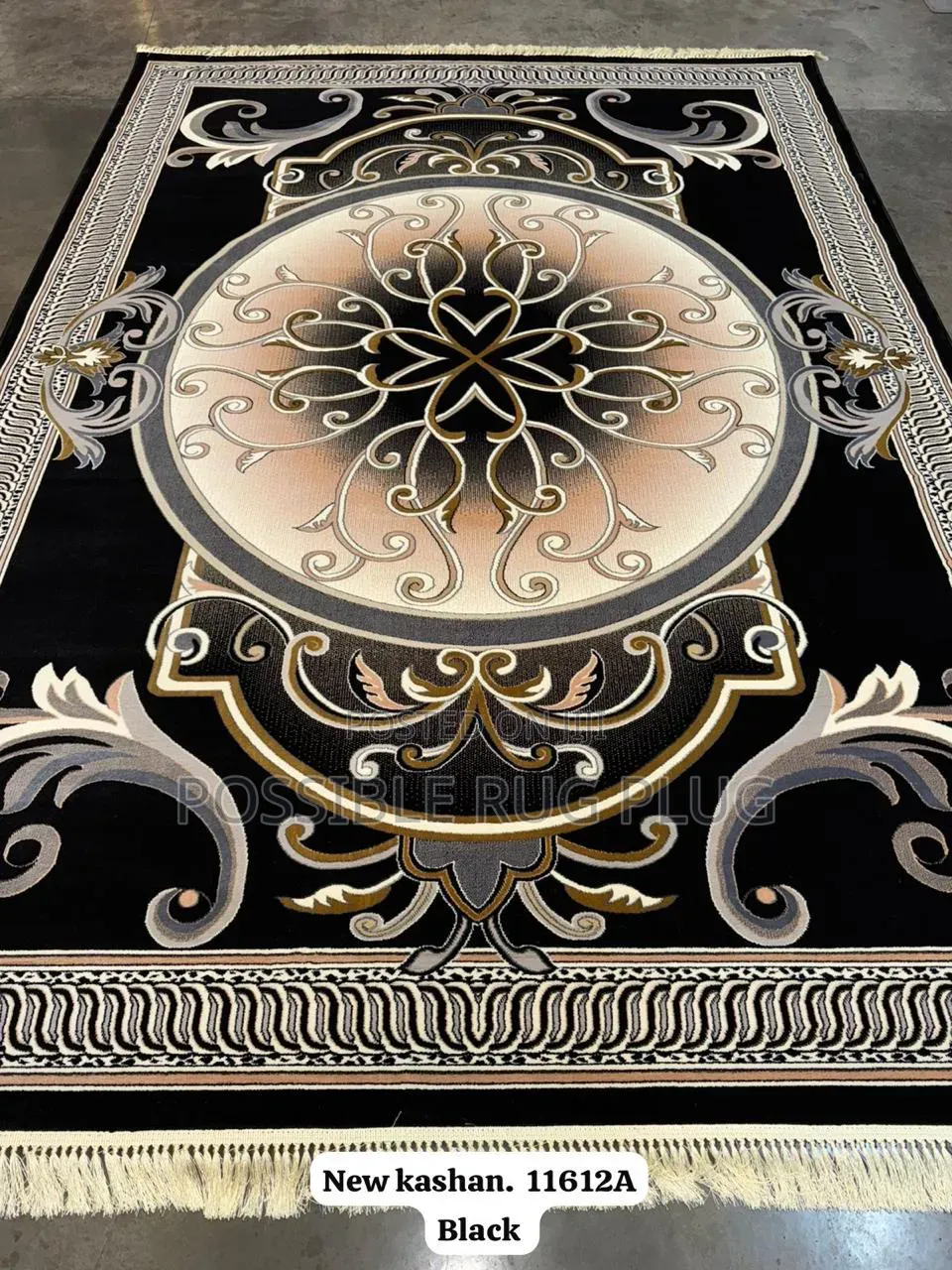 Red Kashan Center Rug