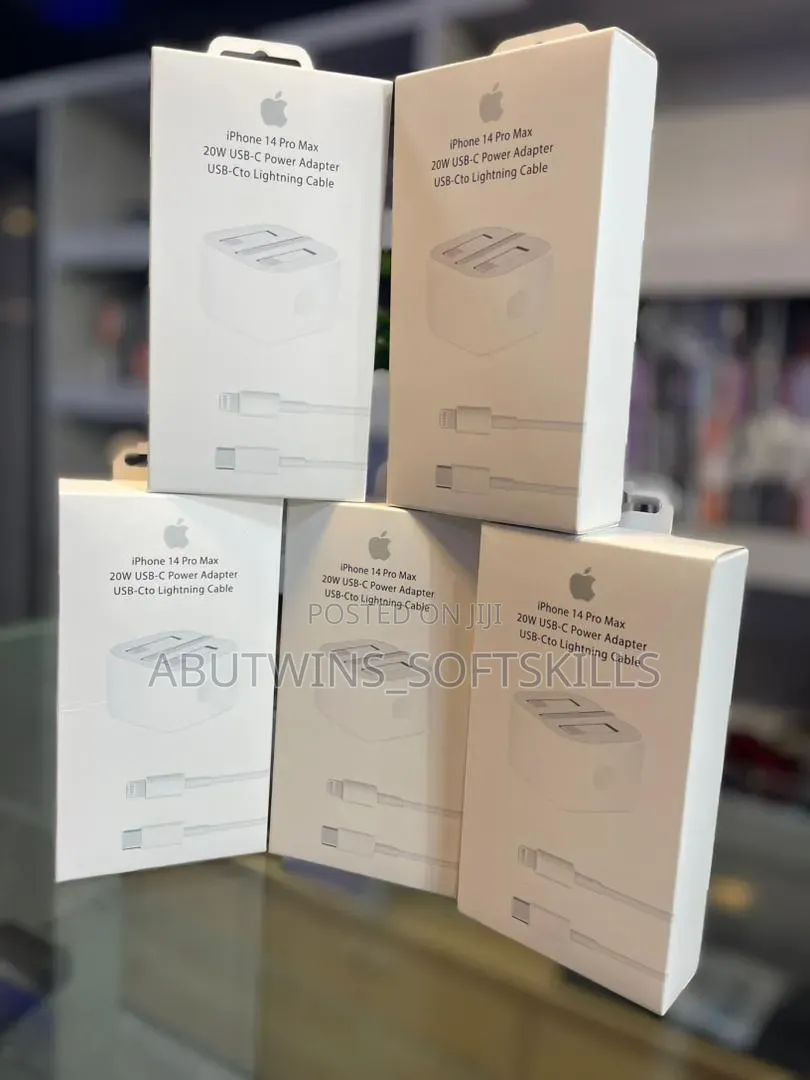 Brand New 20W USB-C Power Adapter, USB-C to Lightening Cable