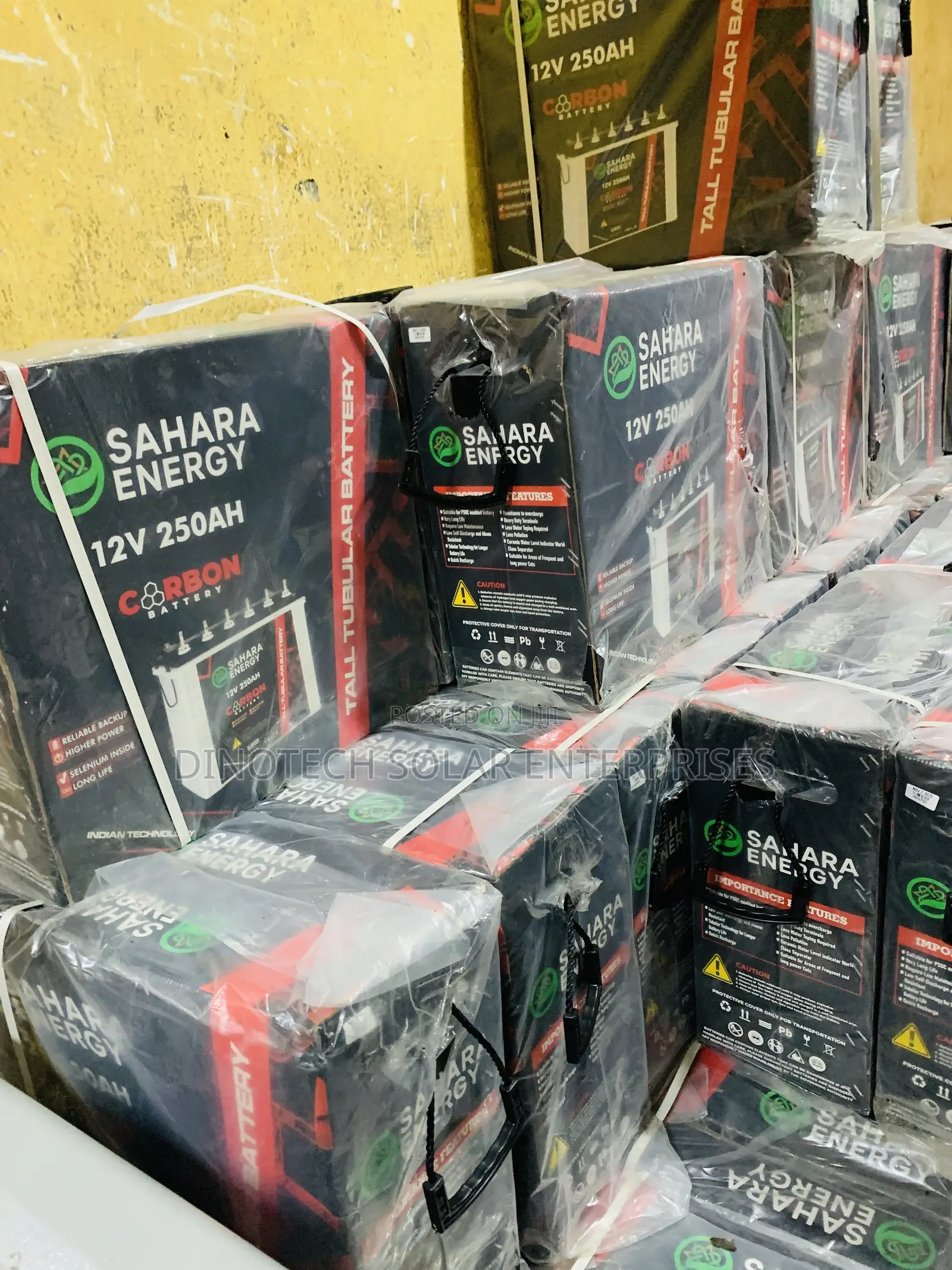 12v 250ah SAHARA ENERGY Tubular Battery