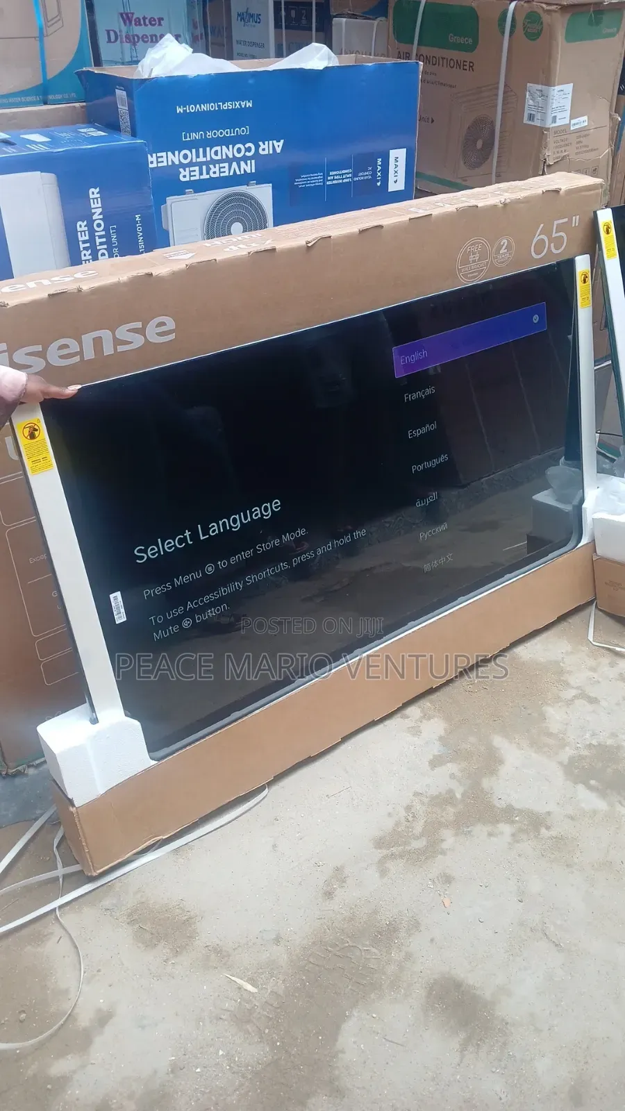 Hisense 65" Smart Television Uhd With 2years  Warranty