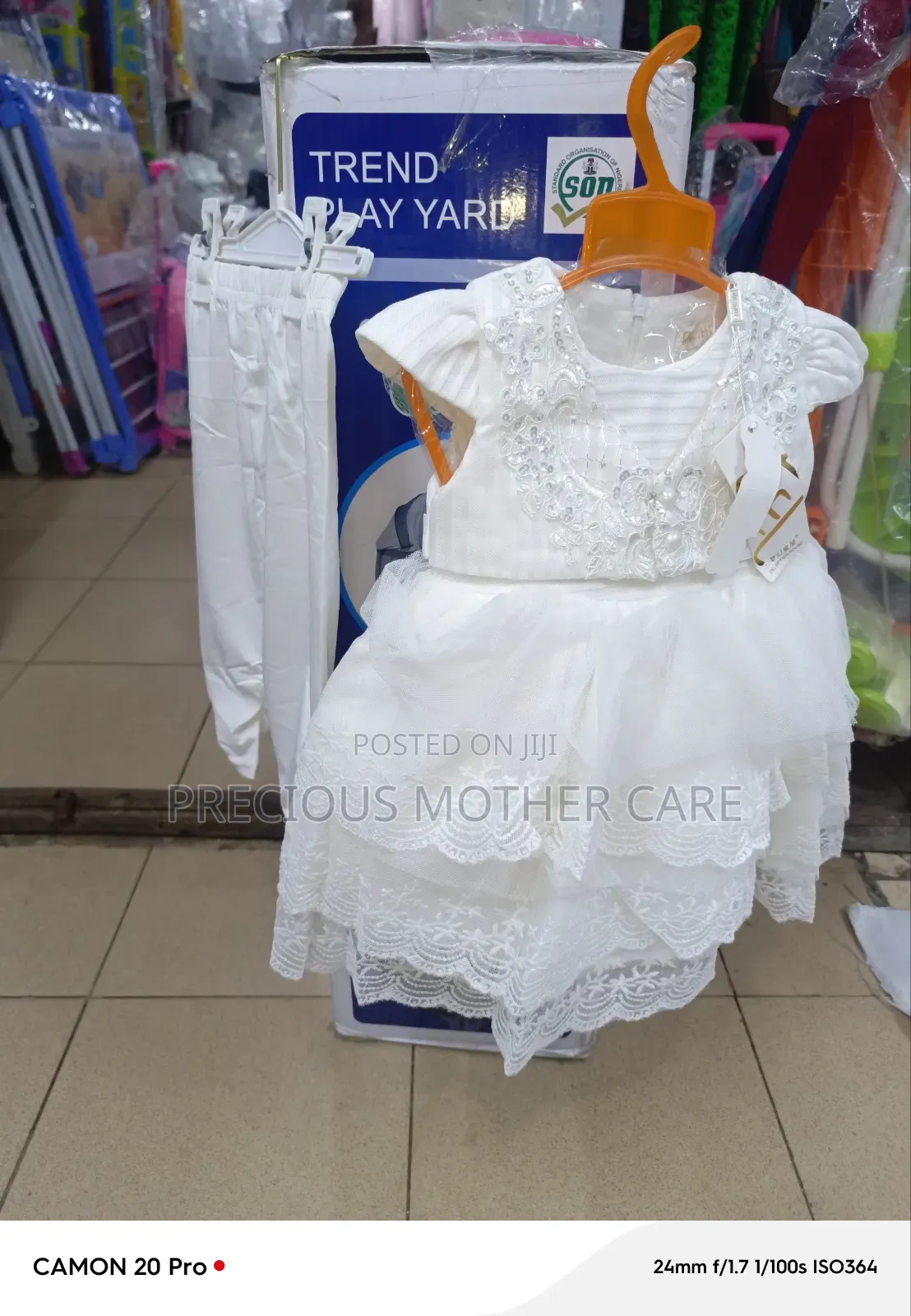 Girls Turkey Christening Gown and Leggings  for Naming,dedication 2pic