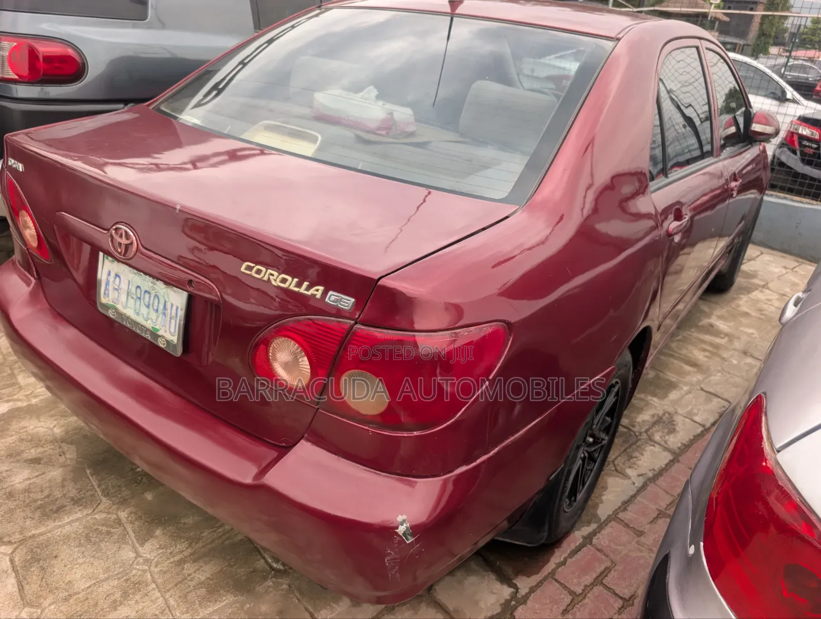 Toyota Corolla 2003 Red