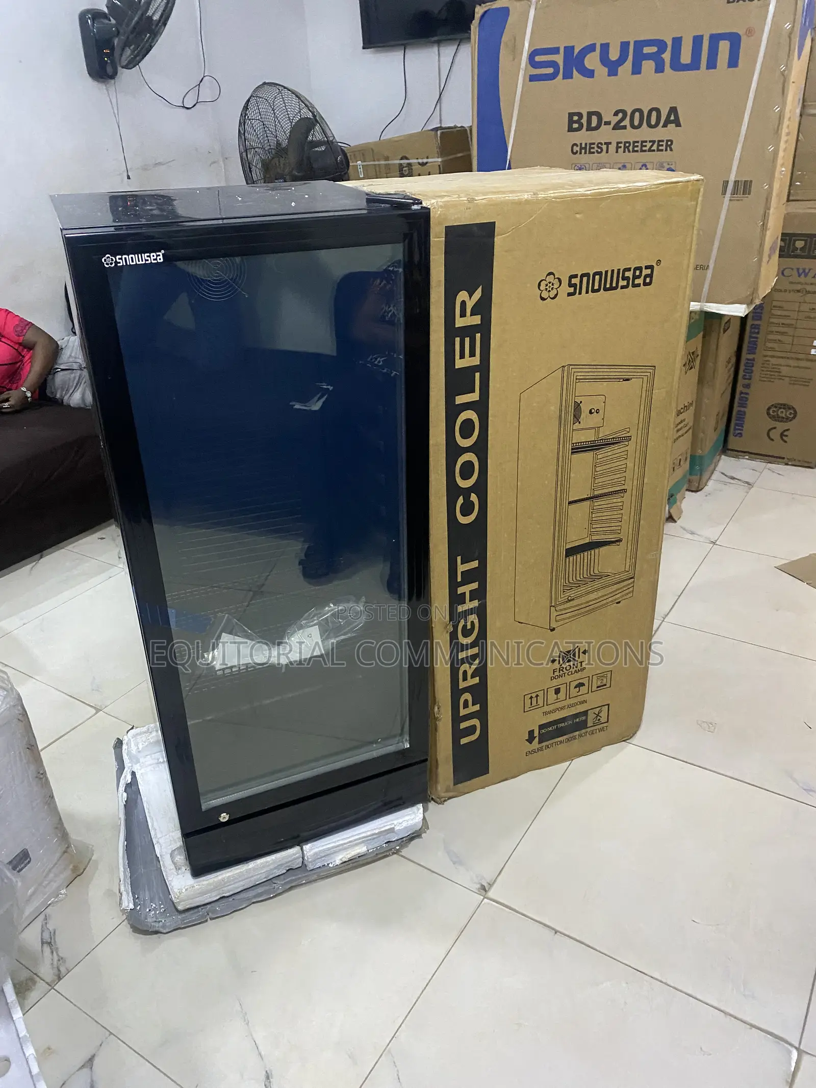 Snowsea 270L High-Volume Commercial Chiller for Beverage and Food Busi
