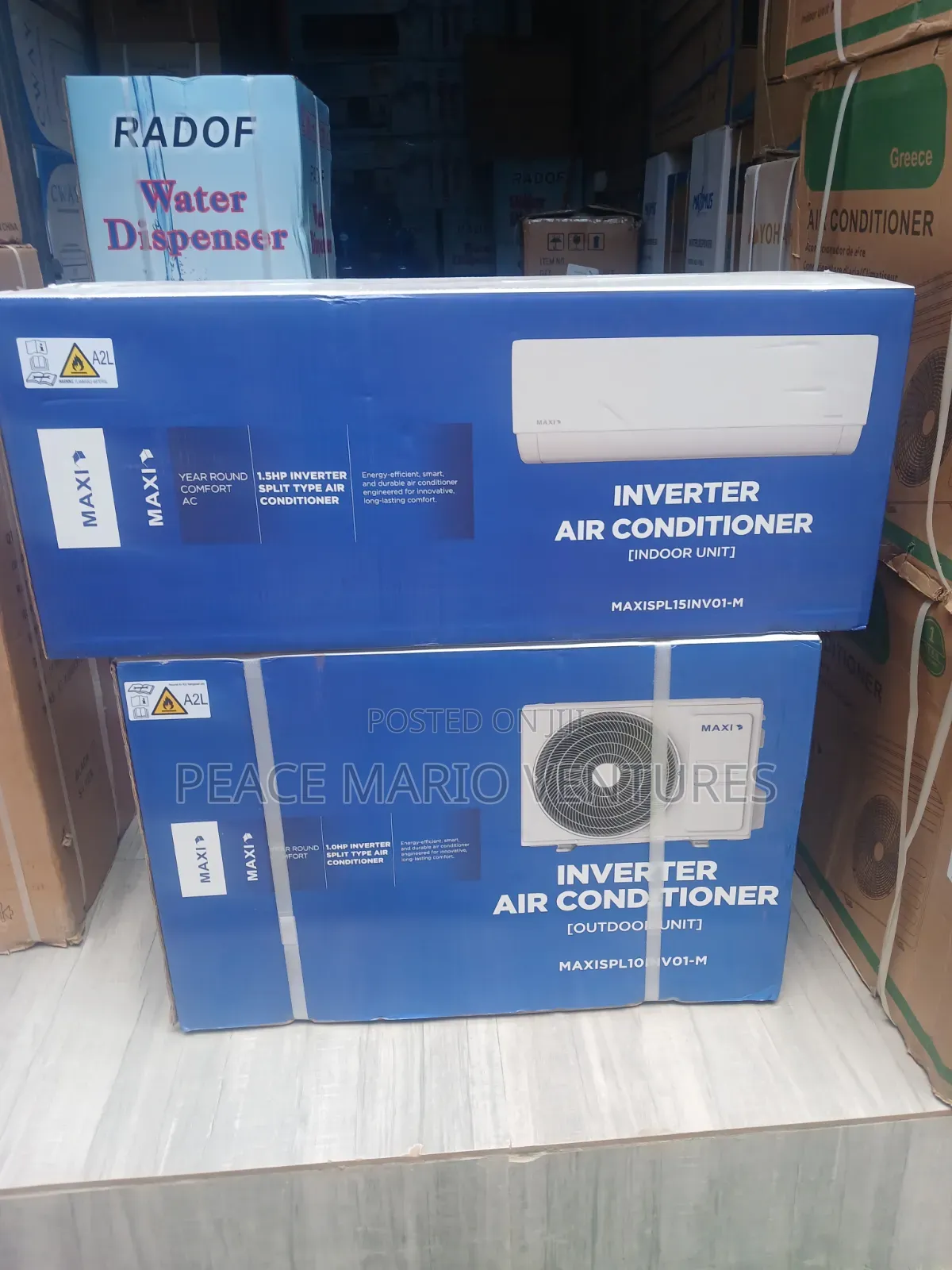 Maxi Original Inverter Airconditioner 1.5hp With Warranty