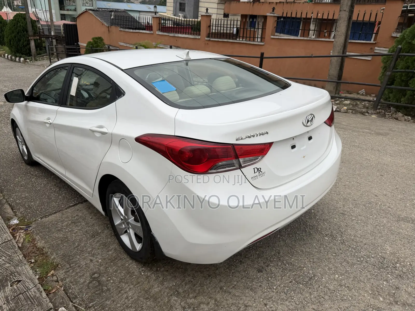 Hyundai Elantra GLS Sedan FWD (1.8L 4cyl 6A) 2013 White