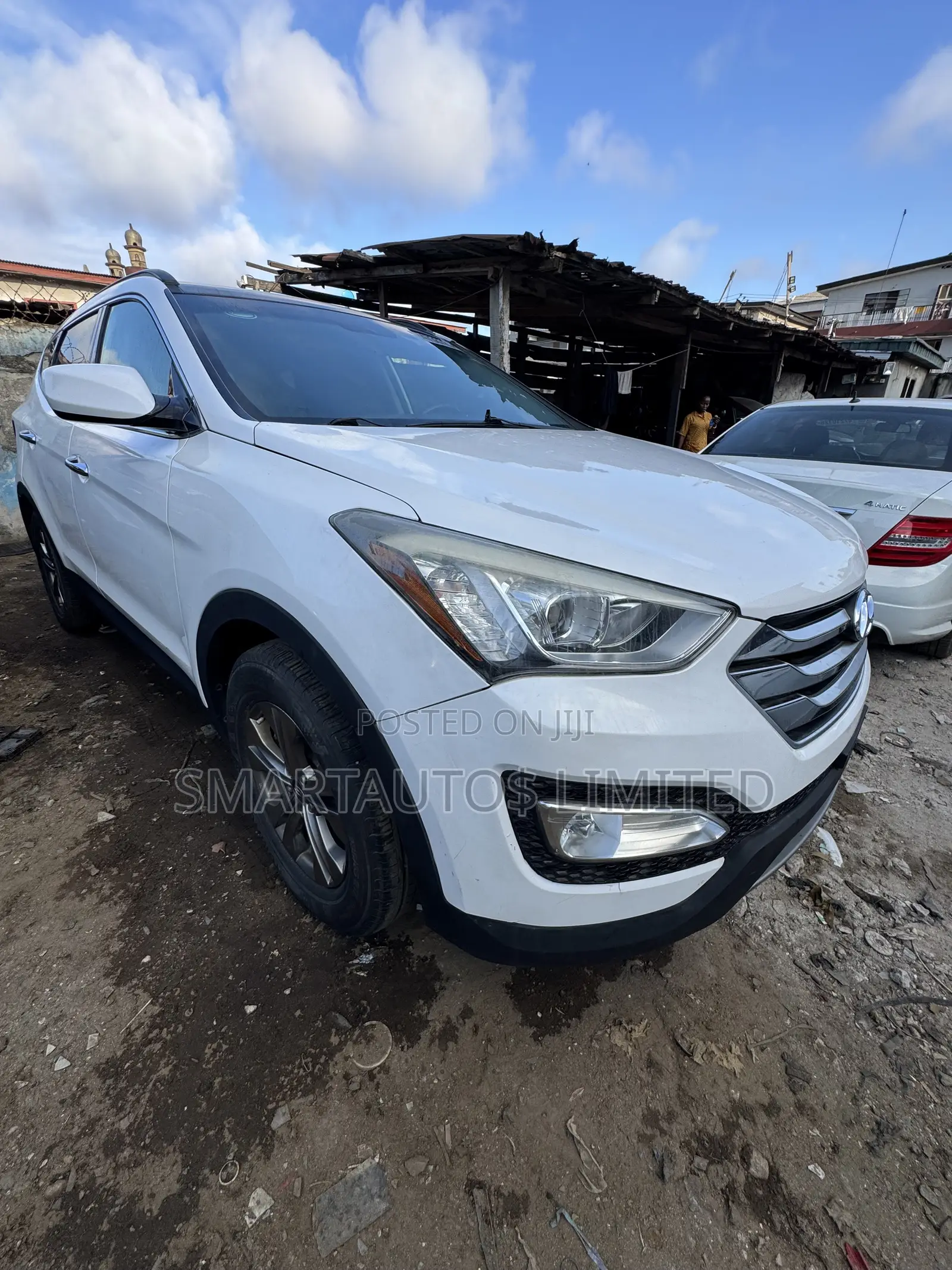 Hyundai Santa Fe 2014 White