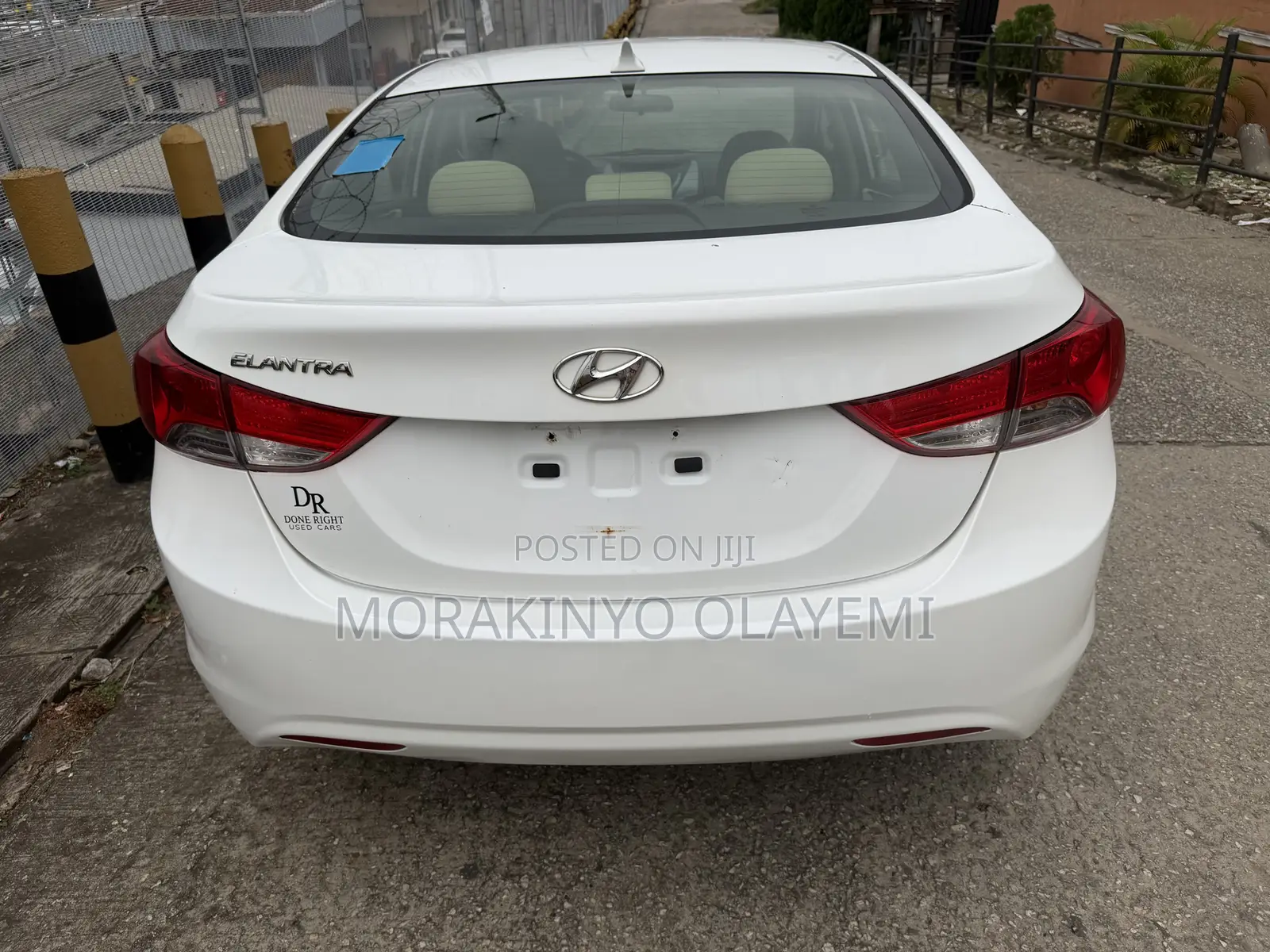 Hyundai Elantra GLS Sedan FWD (1.8L 4cyl 6A) 2013 White