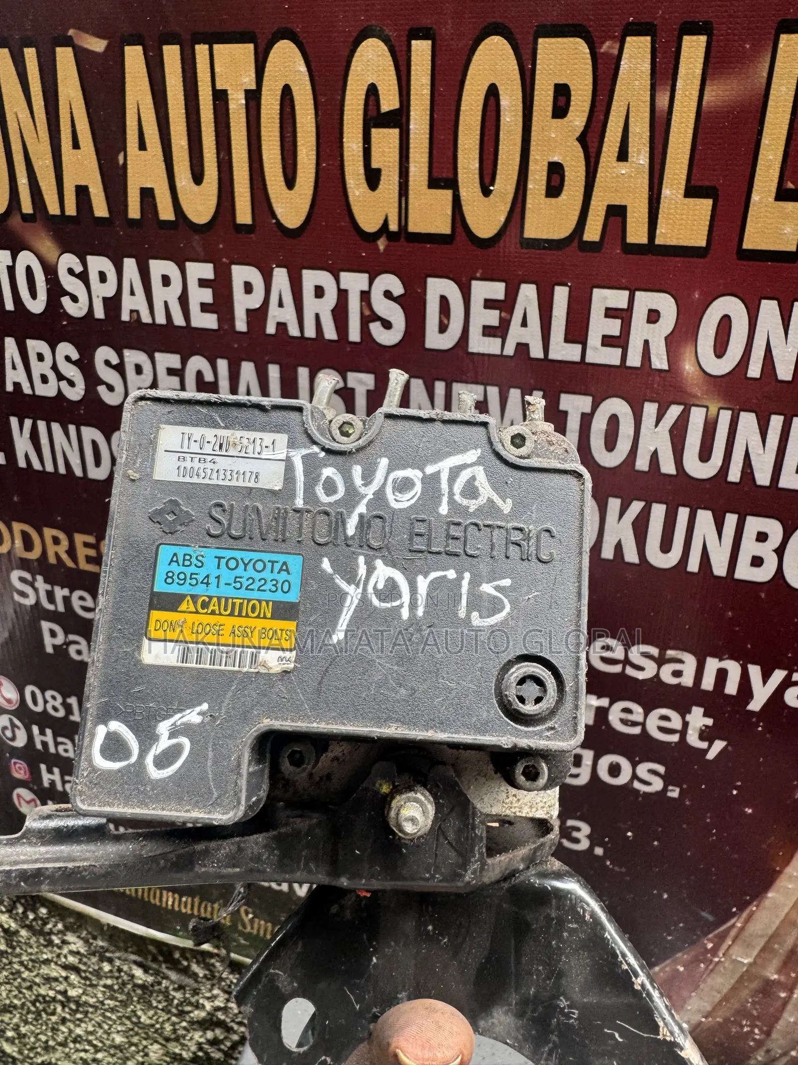 Tokunbo ABS Pump/Module — Toyota Yaris 2005