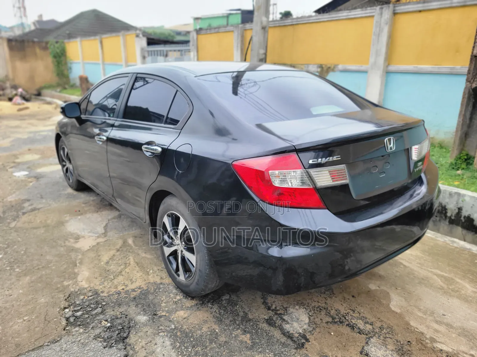 Honda Civic EX Sedan 2012 Black