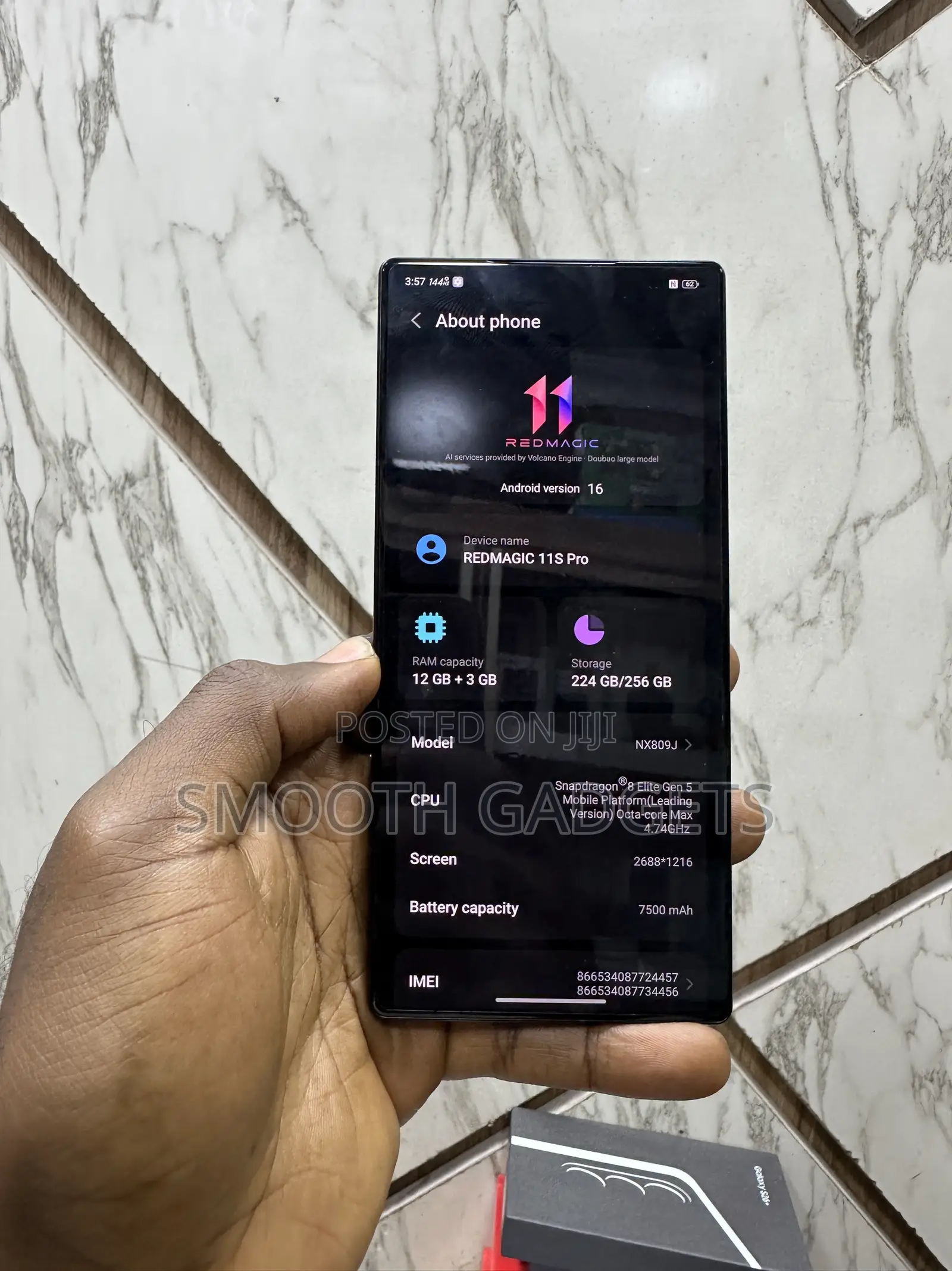 ZTE nubia RedMagic 11S Pro 256 GB Gray