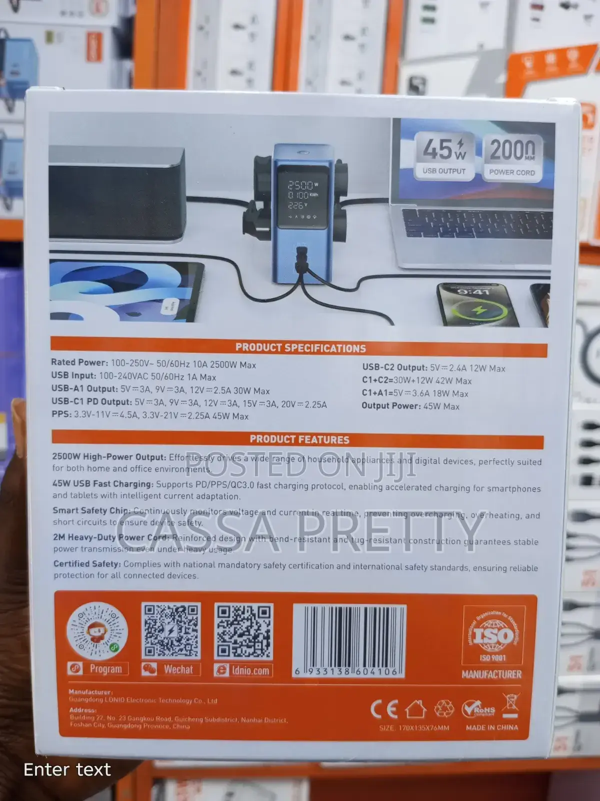 LDNIO 2500W Tower Extension Power Socket.