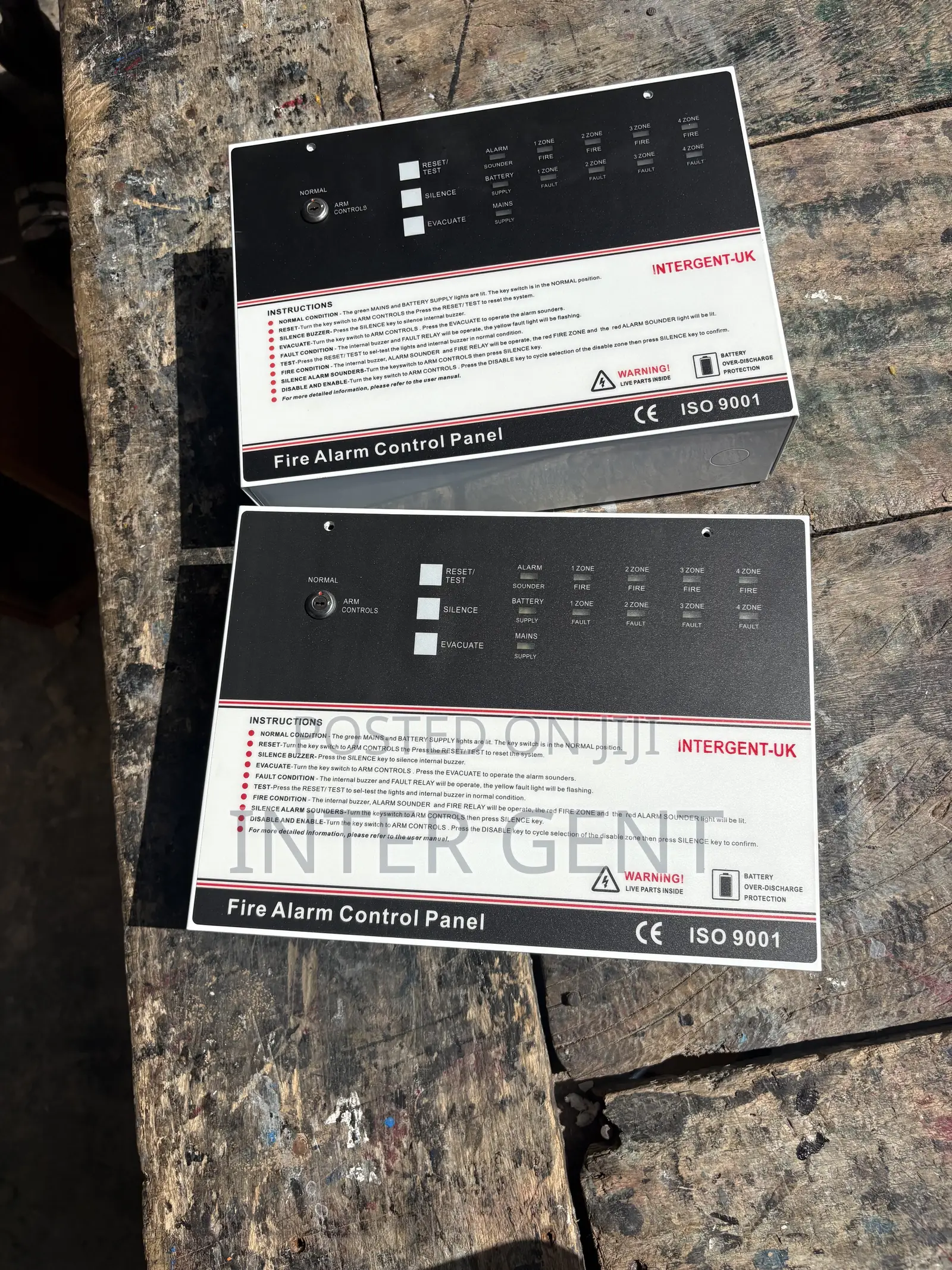 2 Zone Fire Alarm Control Panel Conventional Intergent Uk