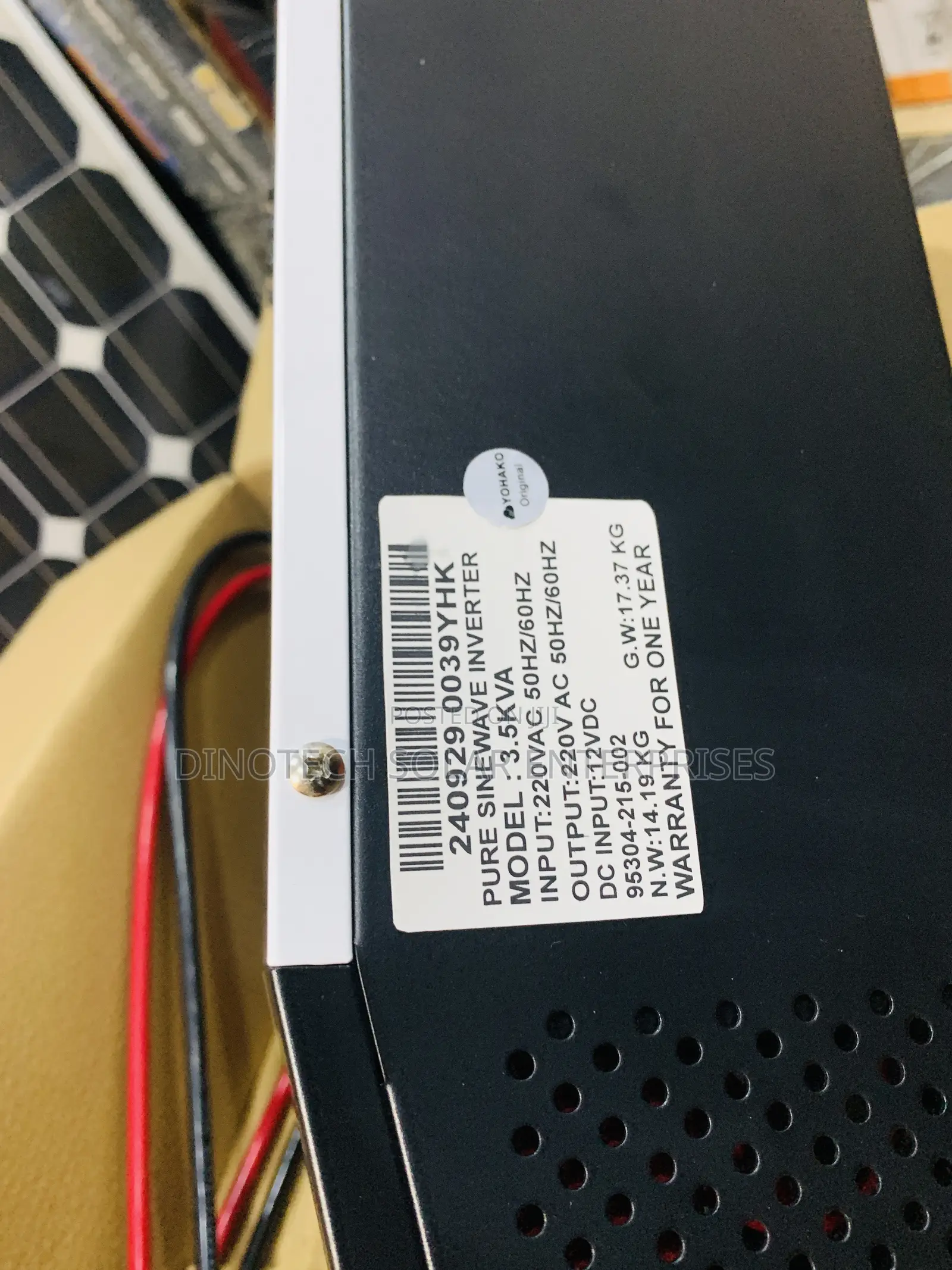 3.5kva 12v Yohako Solar Inverter Available