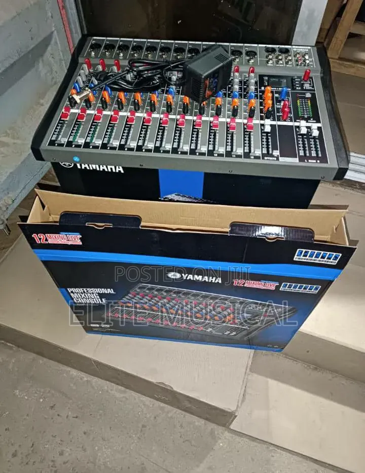 8-Channel Yamaha Audio Mixer