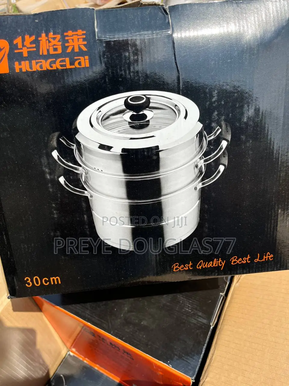 Brand New 30cm 3 Tier Stainless Steel Steamer Pot