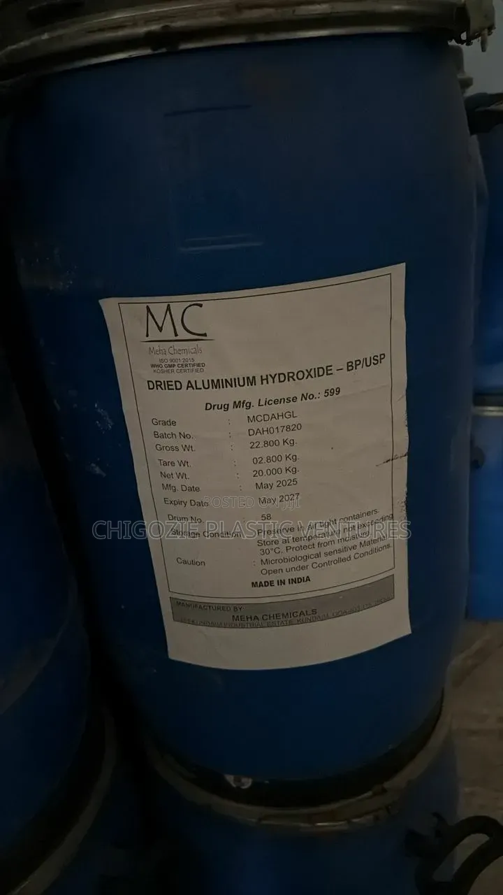 Dried Aluminium Hydroxide (BP/USP)
