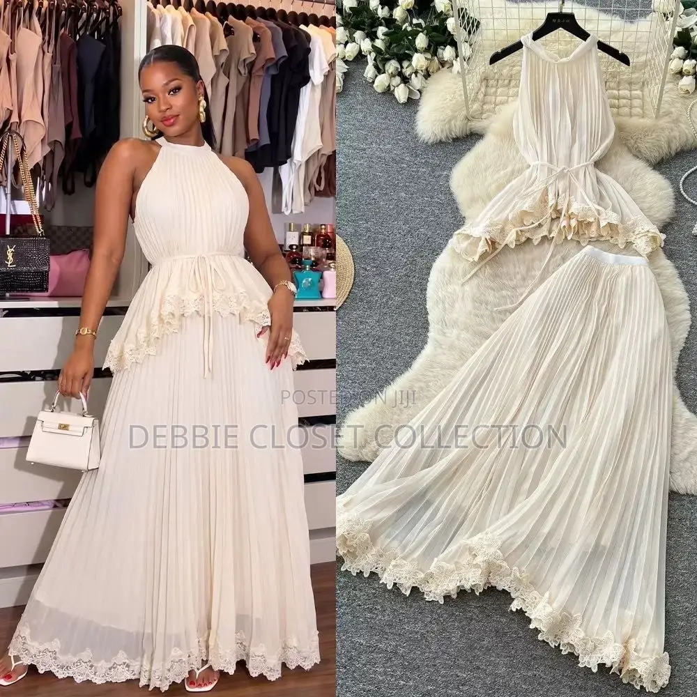 A White Fashionable Dress for Women
