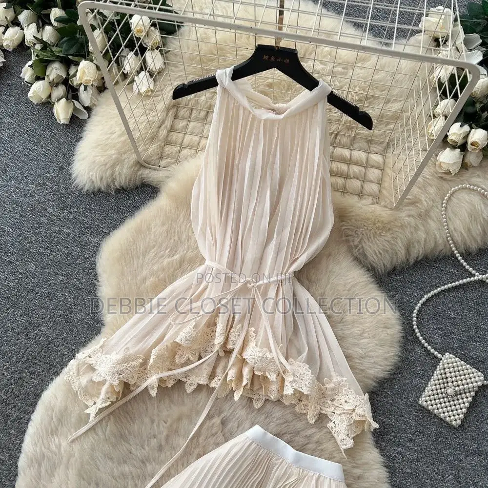 A White Fashionable Dress for Women