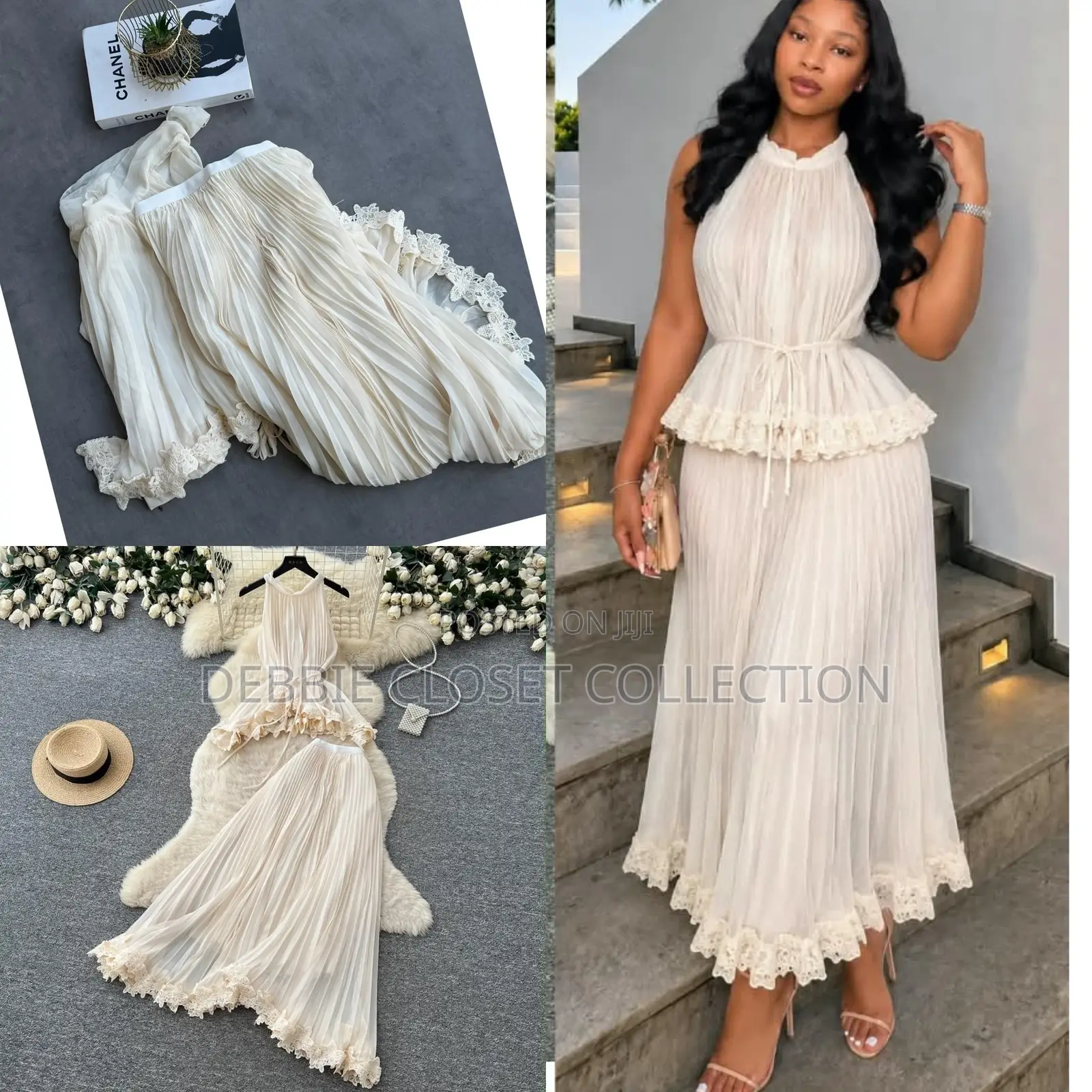 A White Fashionable Dress for Women