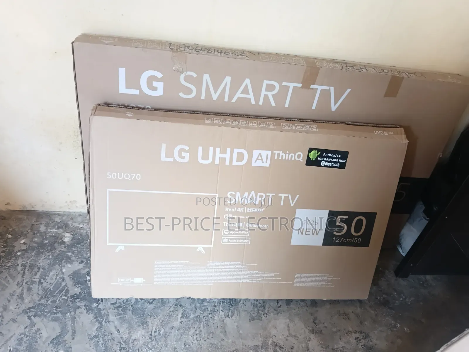 50inches Smart TV Frameless With AI Features