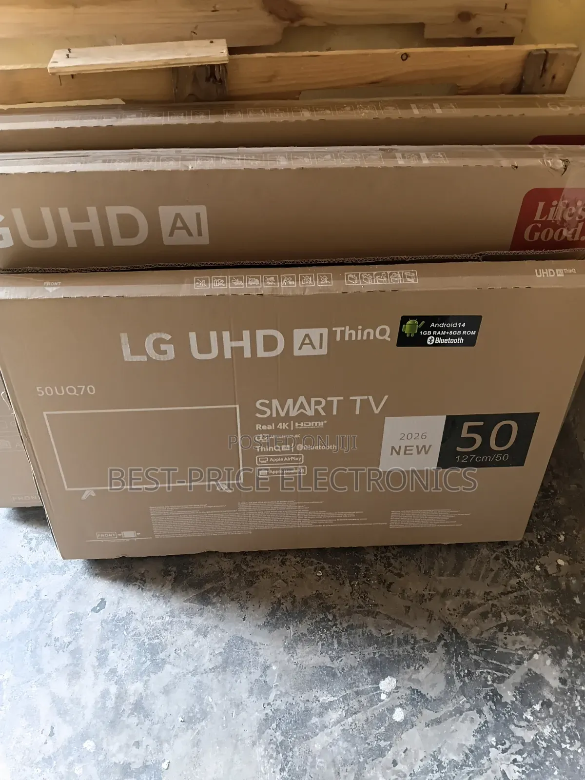 50inches Smart TV Frameless With AI Features