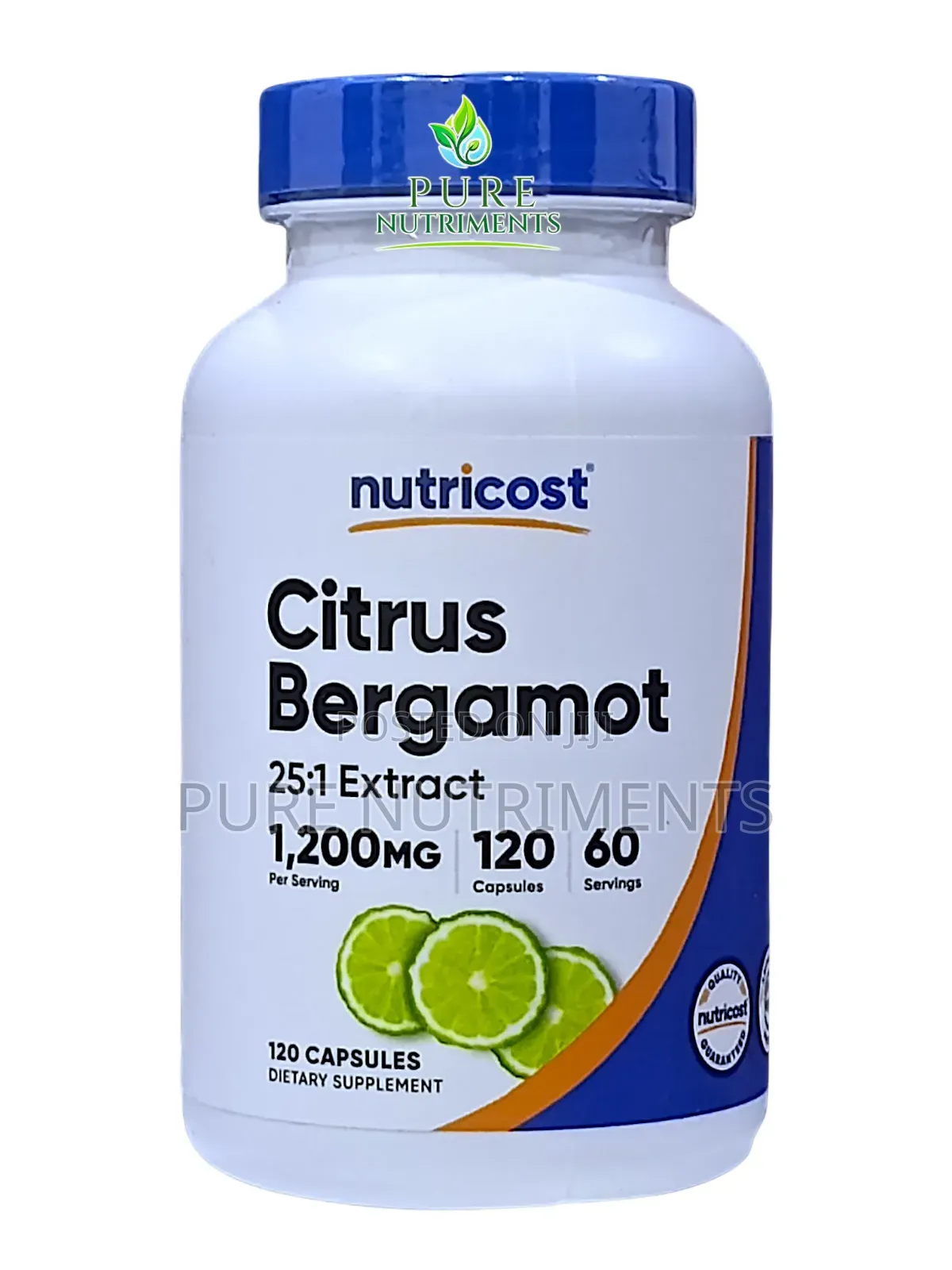 Nutricost Citrus Bergamot 1200mg 120 Caps– Heart, Cholesterol Support