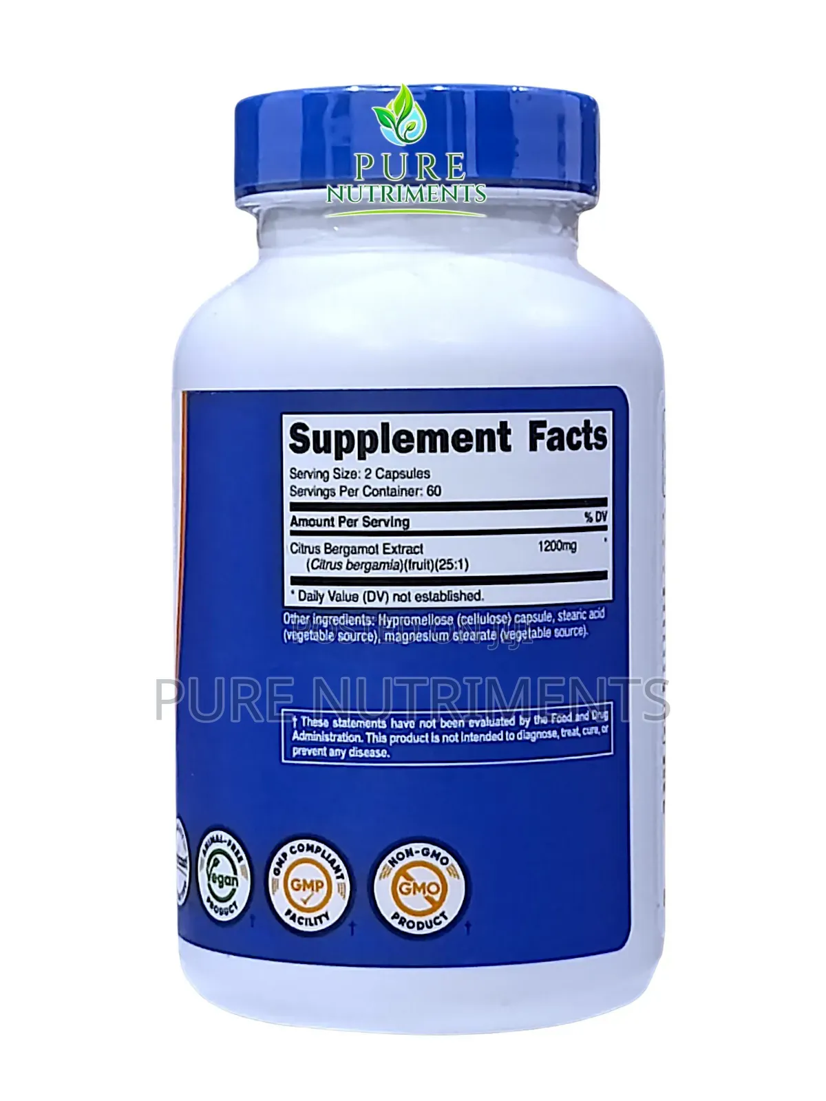 Nutricost Citrus Bergamot 1200mg 120 Caps– Heart, Cholesterol Support