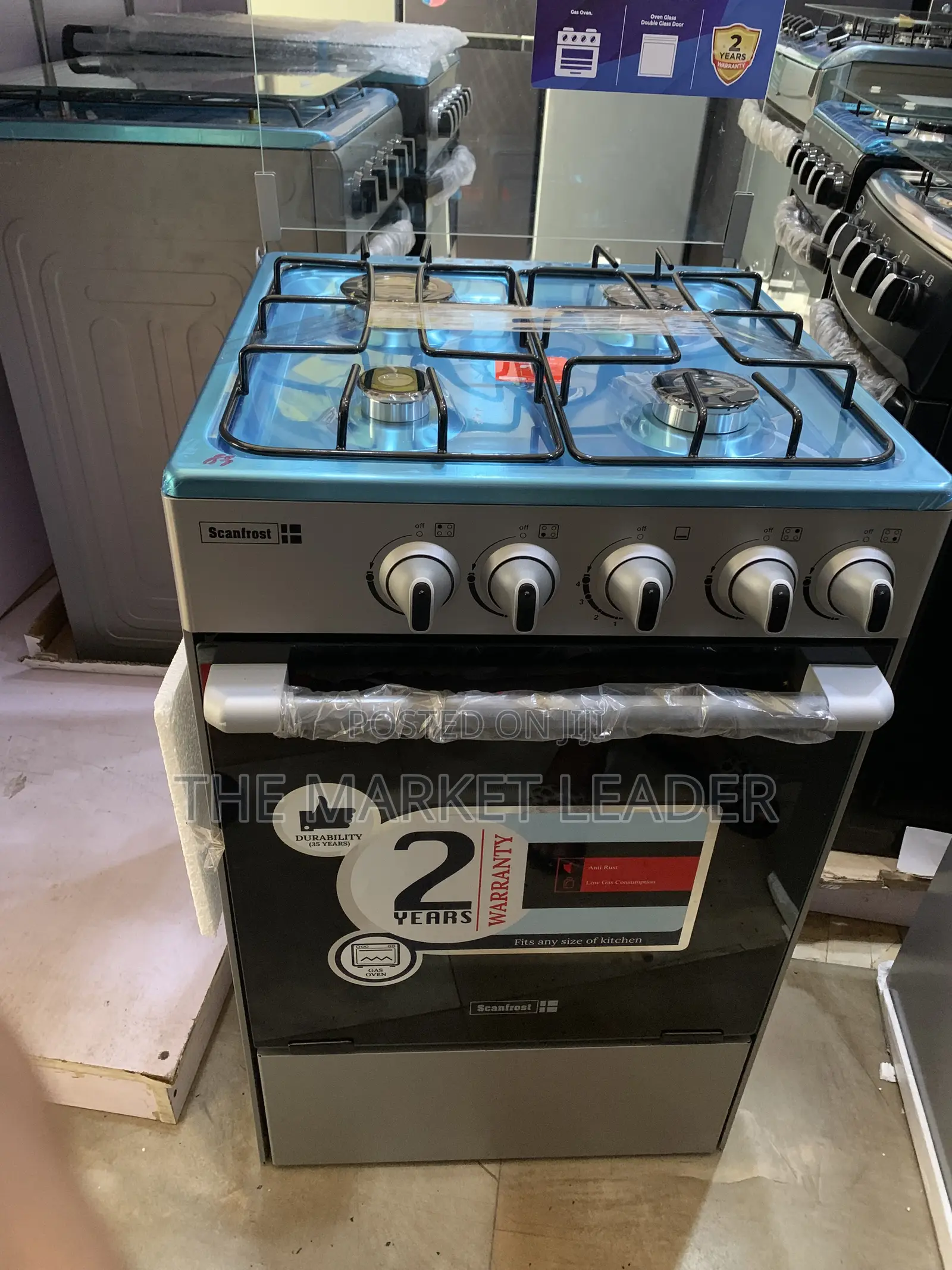 Scanfrost 4 Gas 50x50 Standing Gas Cooker