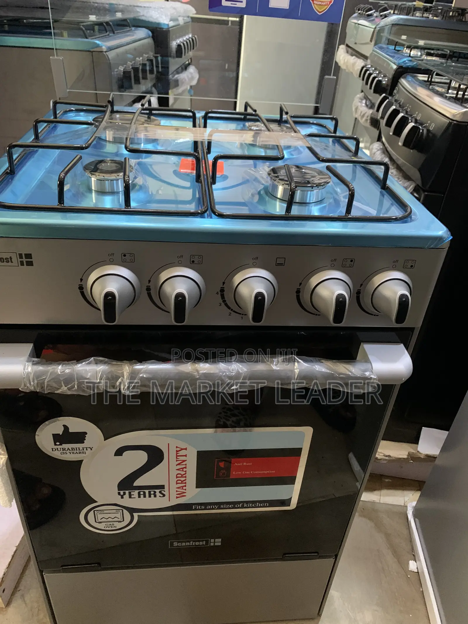 Scanfrost 4 Gas 50x50 Standing Gas Cooker
