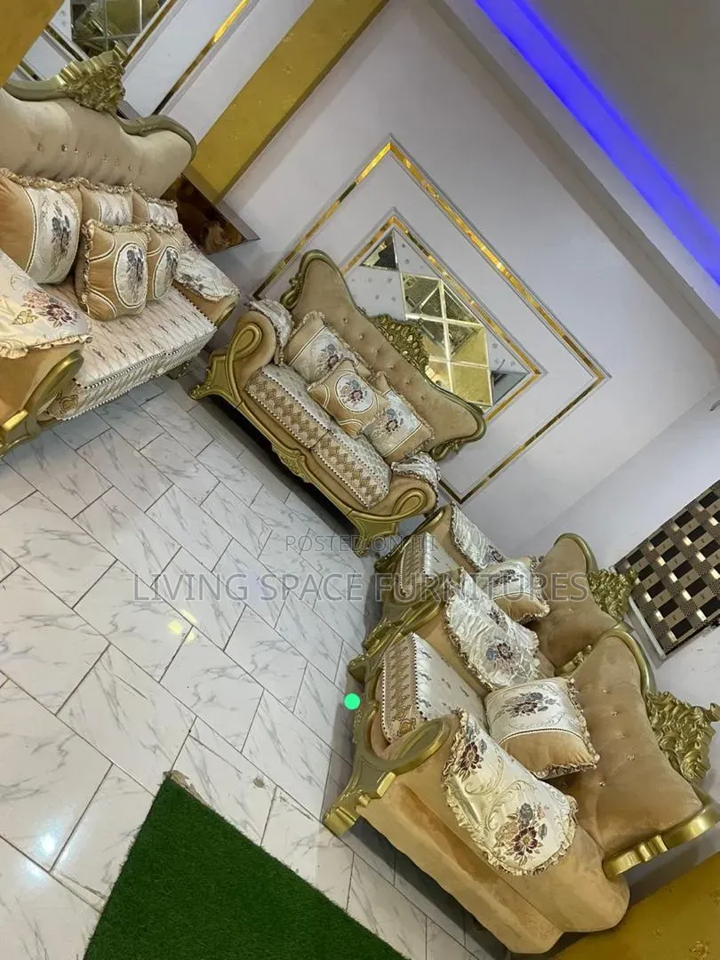Luxury Royal Sofa Fabric Chairs by 7Seaters