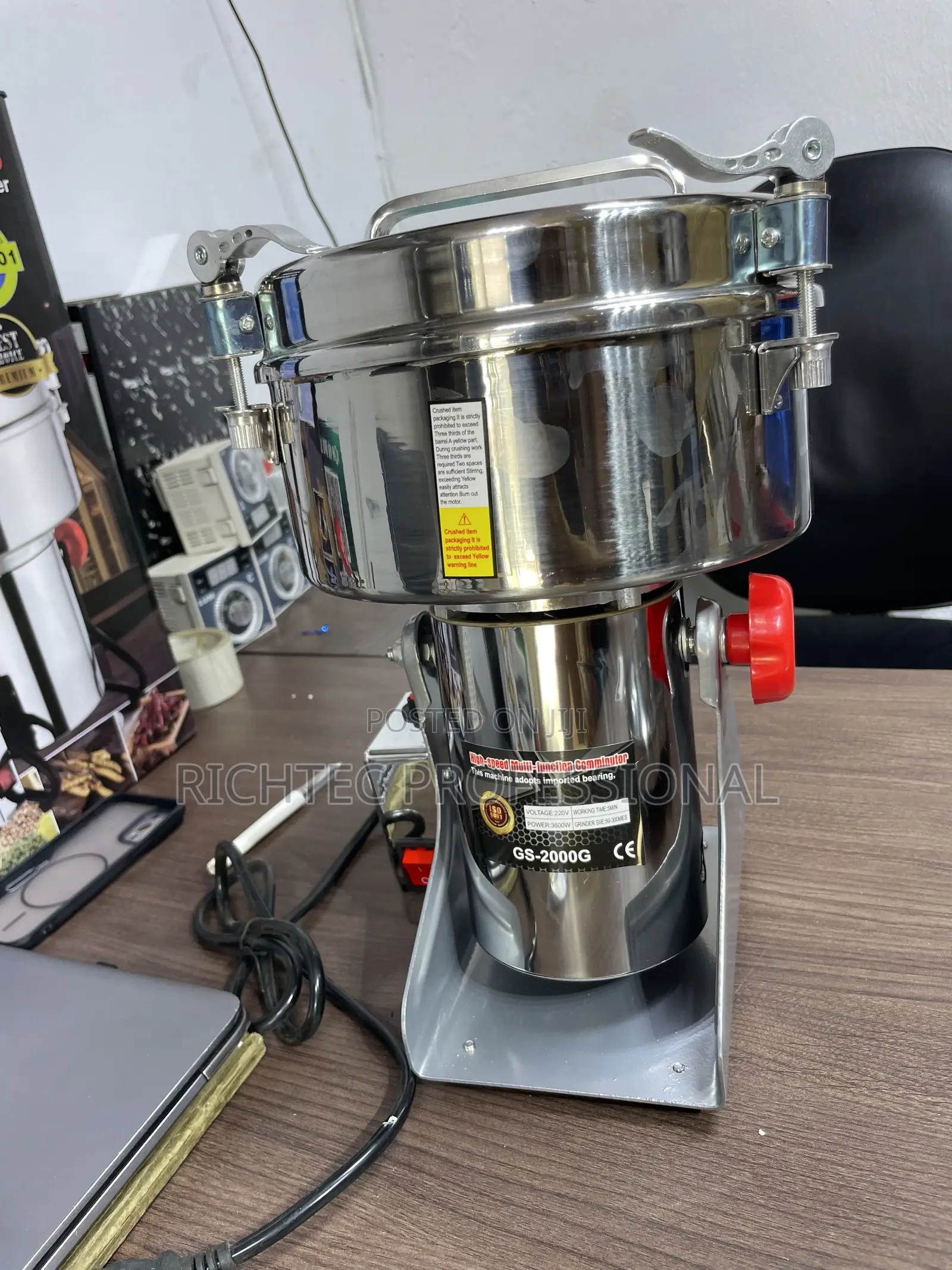 Heavy-Duty Stainless Steel Commercial Dry Food Grinder