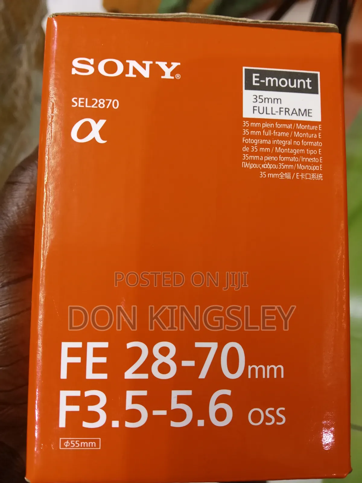 Sony Lens E-Mount