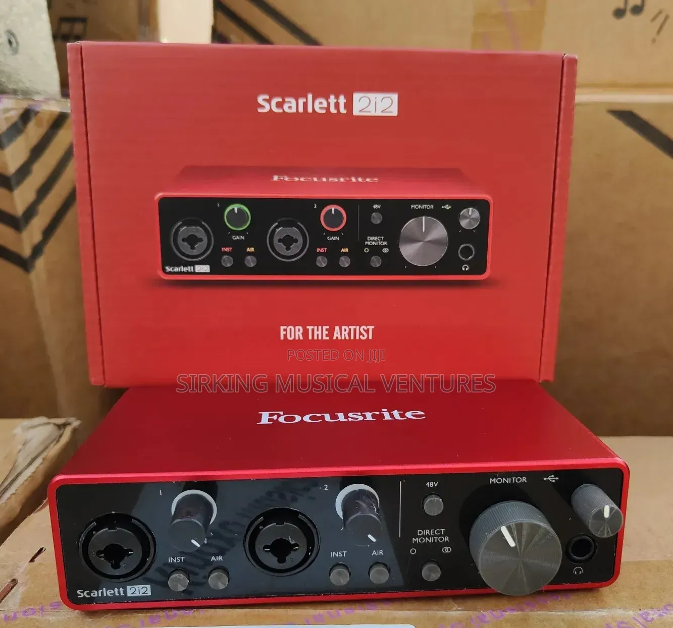 Scarlett 2i2 Audio Interface, Focusrite Soundcard