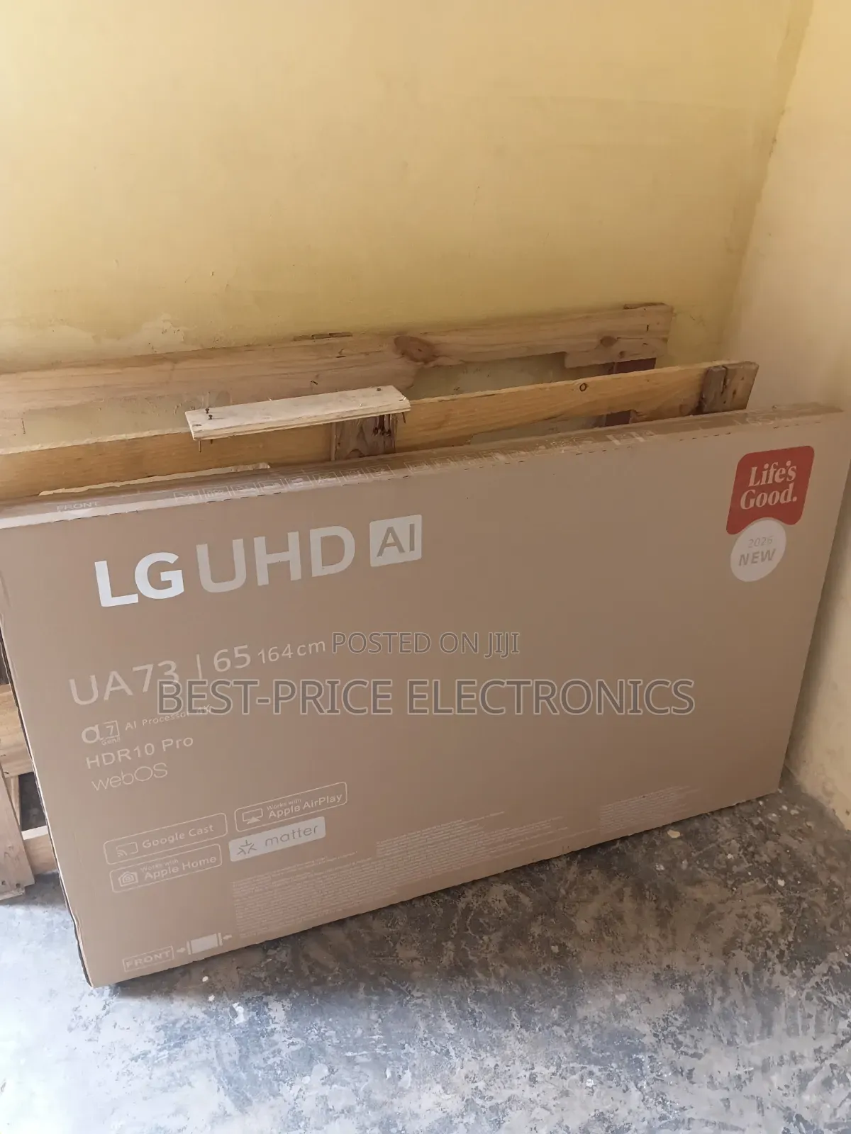 65inches LG Smart TV Frameless WiFi AI Features