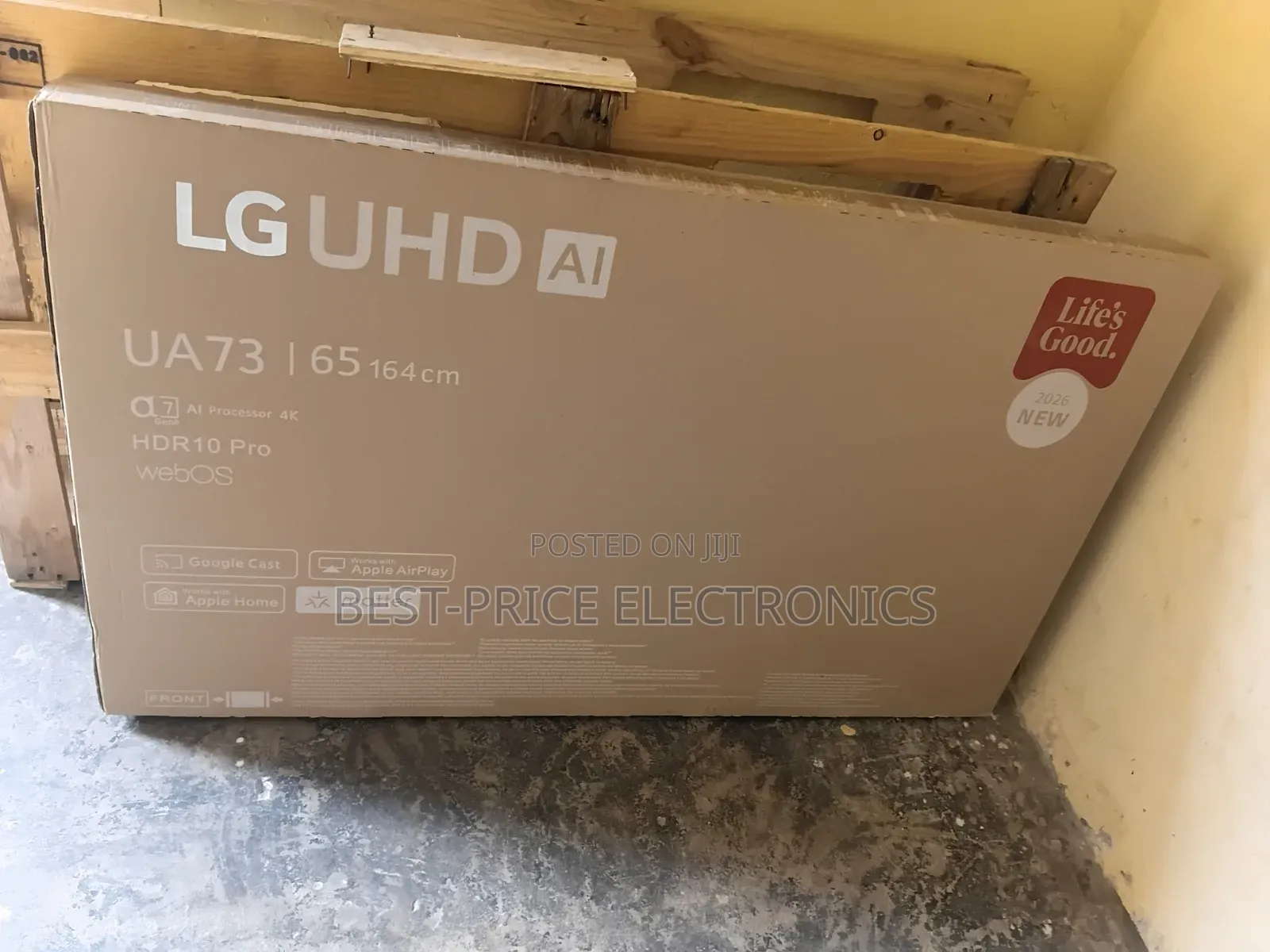 65inches LG Smart TV Frameless WiFi AI Features