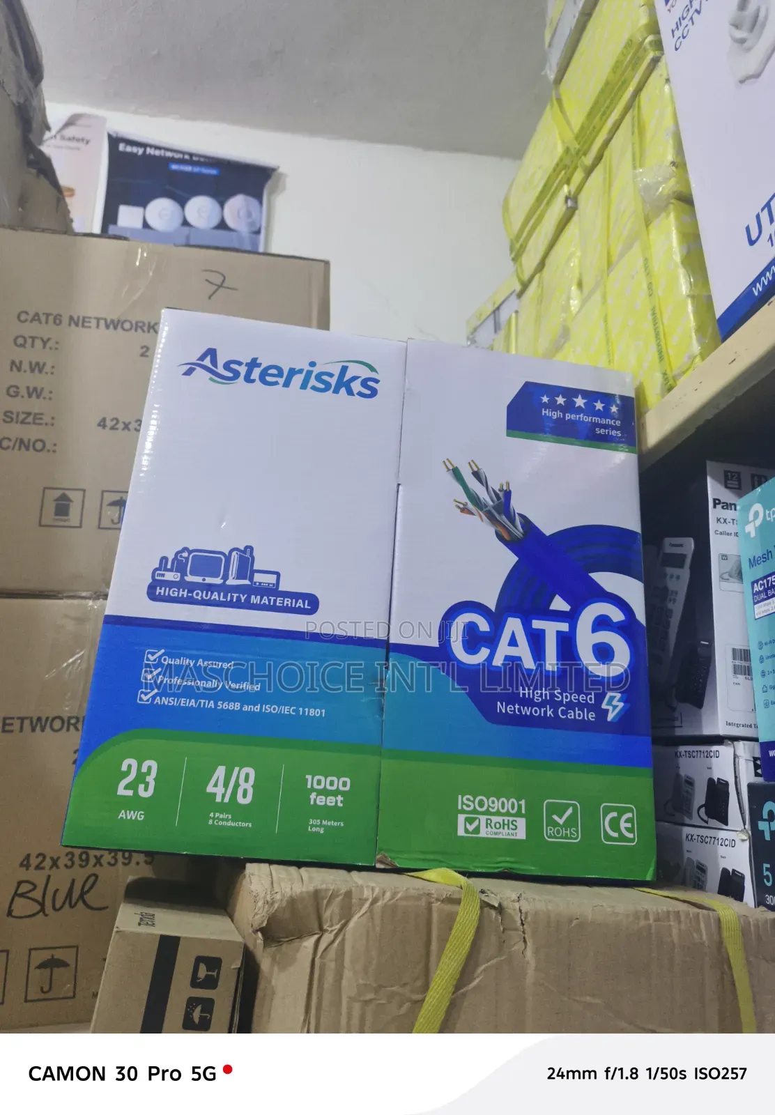 Asterisks Cat6 Cable