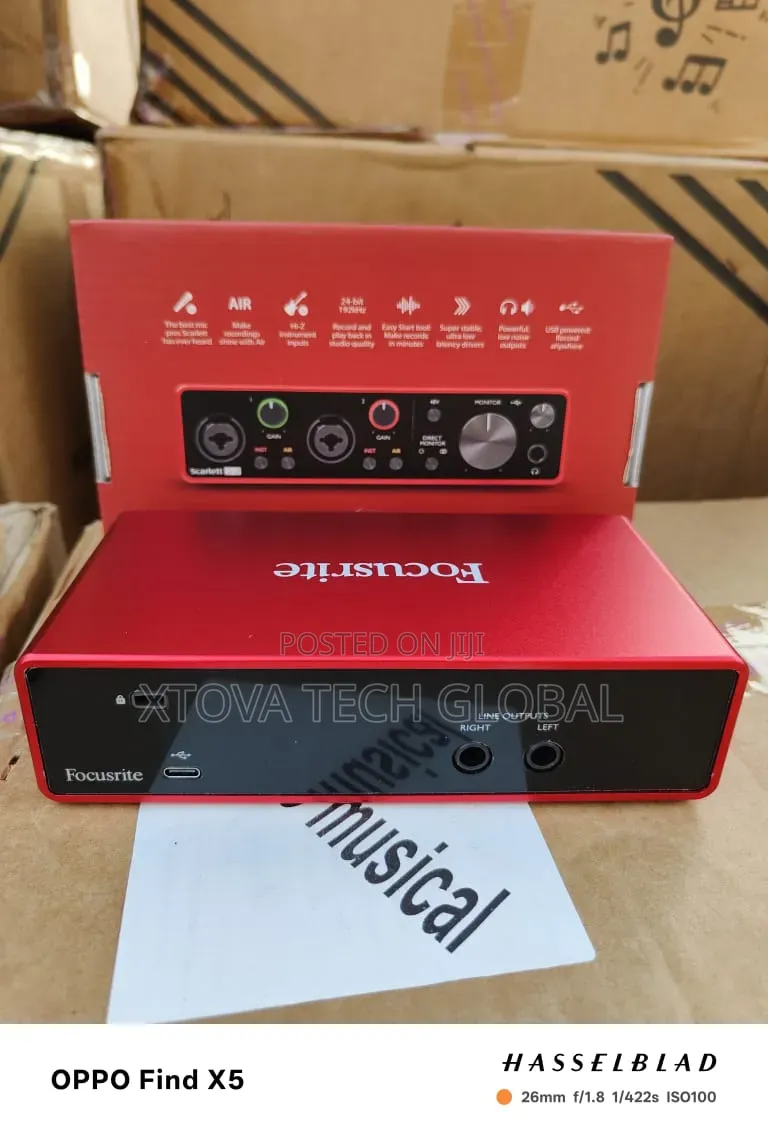 Focusrite Scarlett 2i2 Sound Card