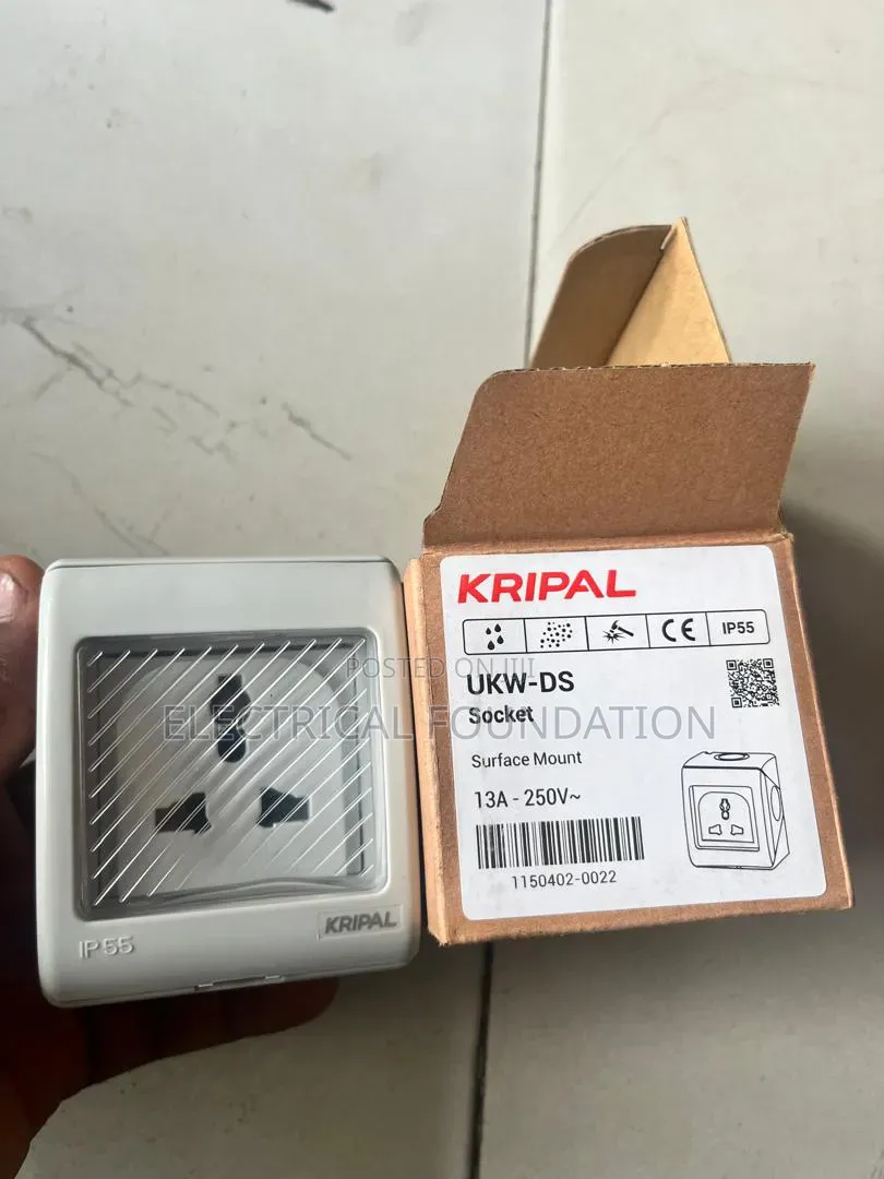 13amps Single Weather Proof Socket (Kripal)