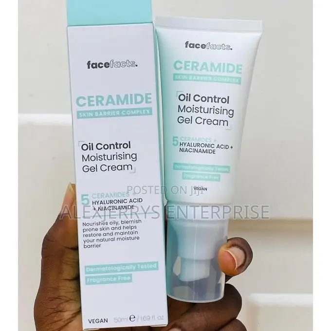 Face Facts Ceramide Oil Control Moisturising Gel Cream 50ml