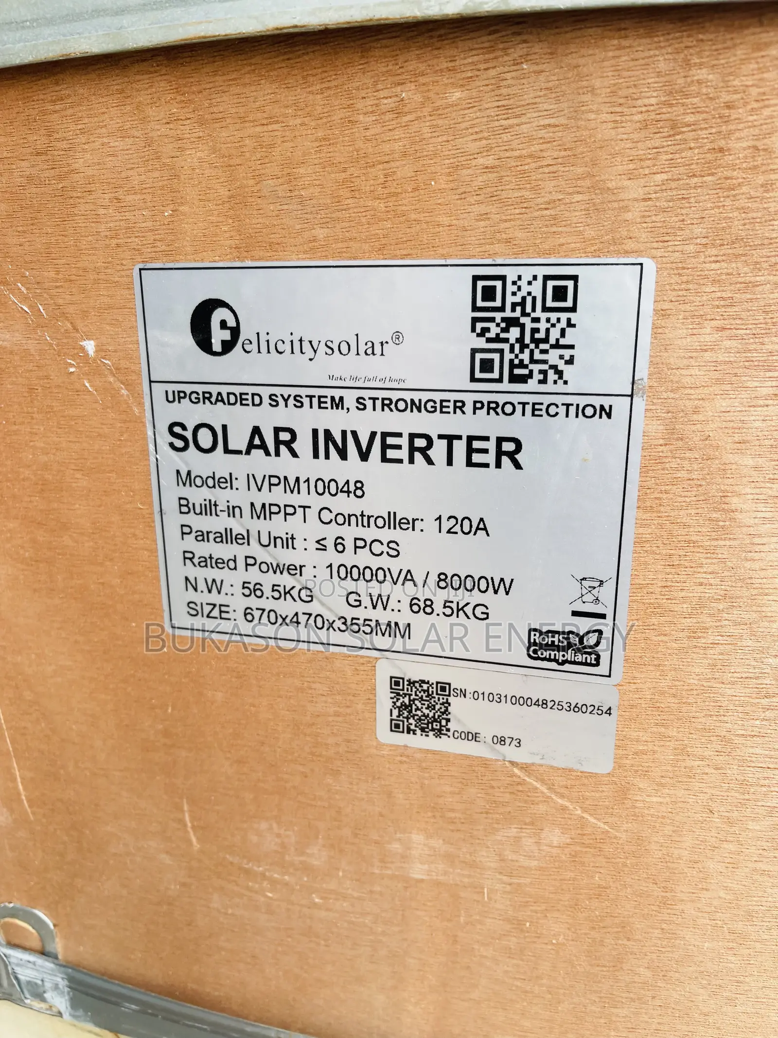 10kva 48v Felicity Hybrid Inverter