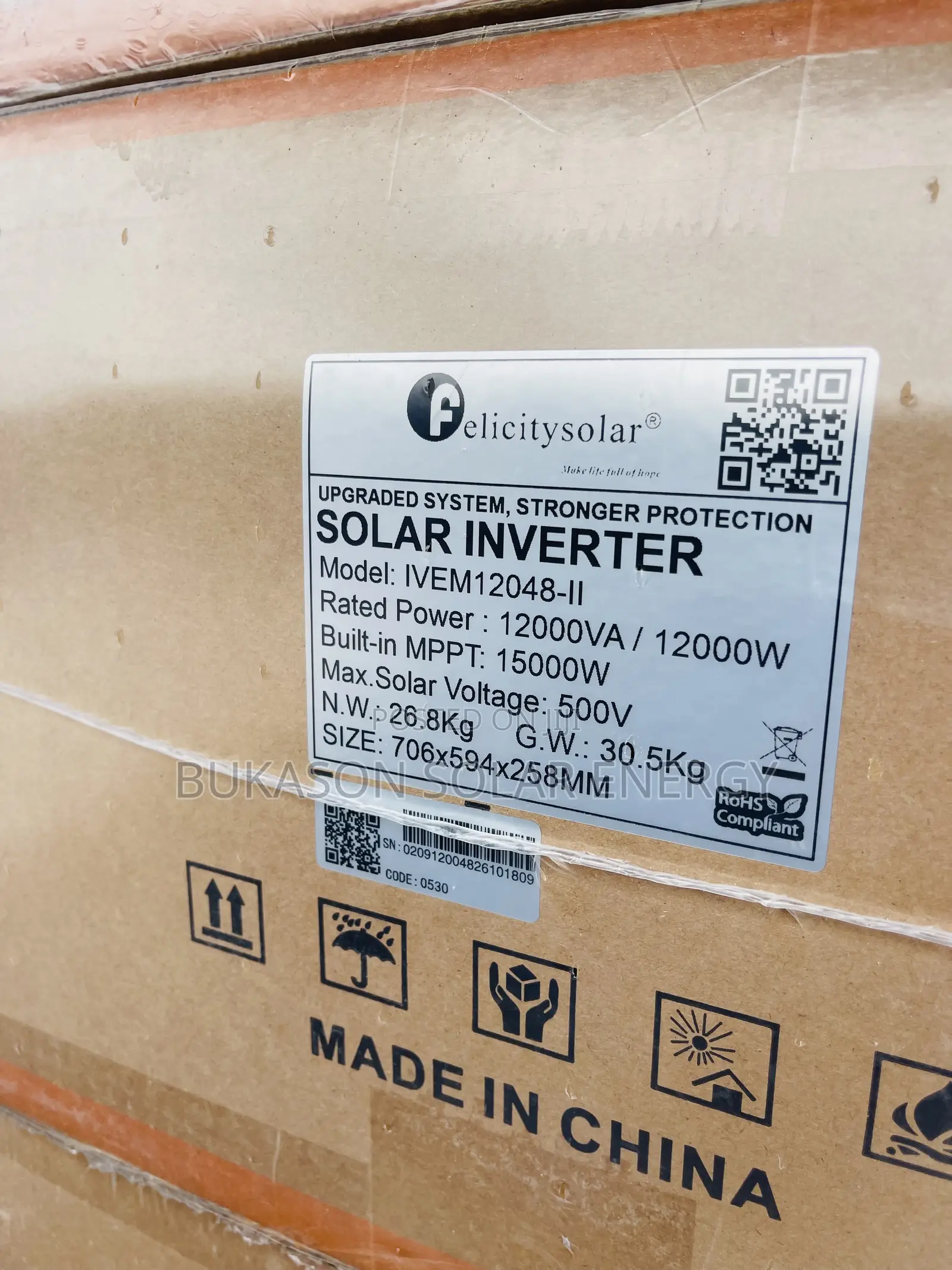 12kva 48v Felicity Hybrid Inverter