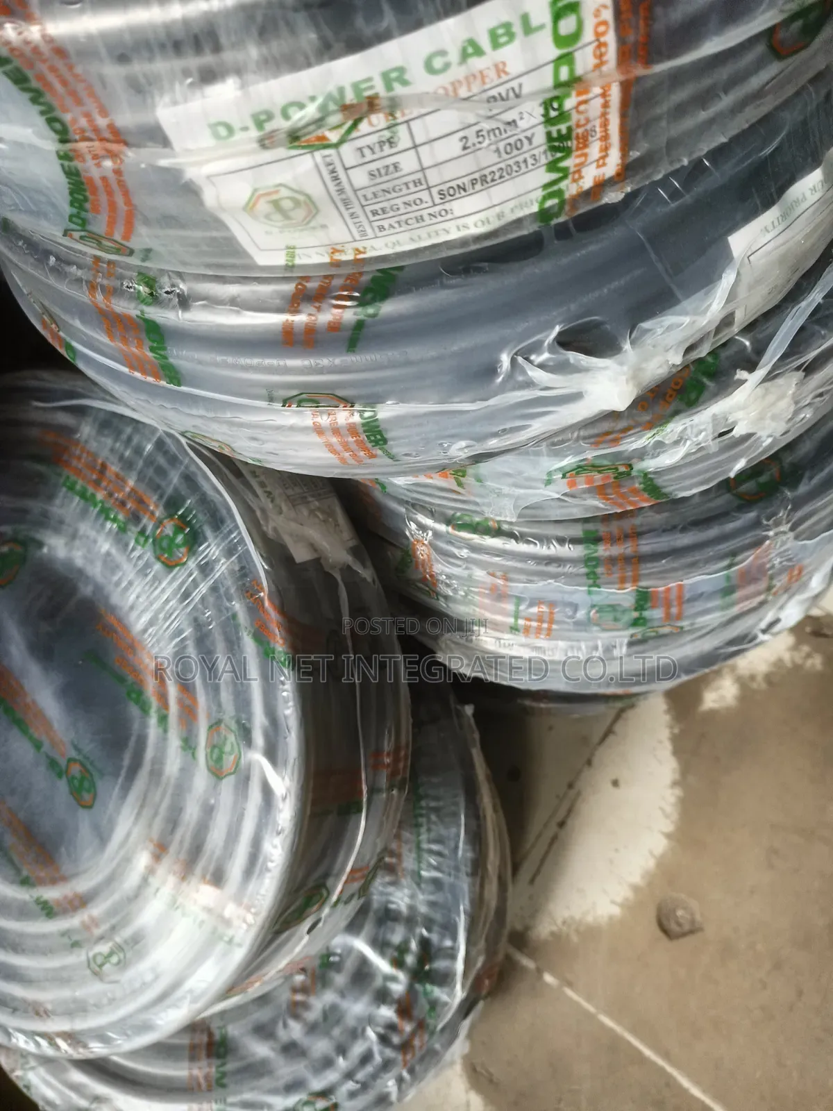 2.5mmx3core Cable