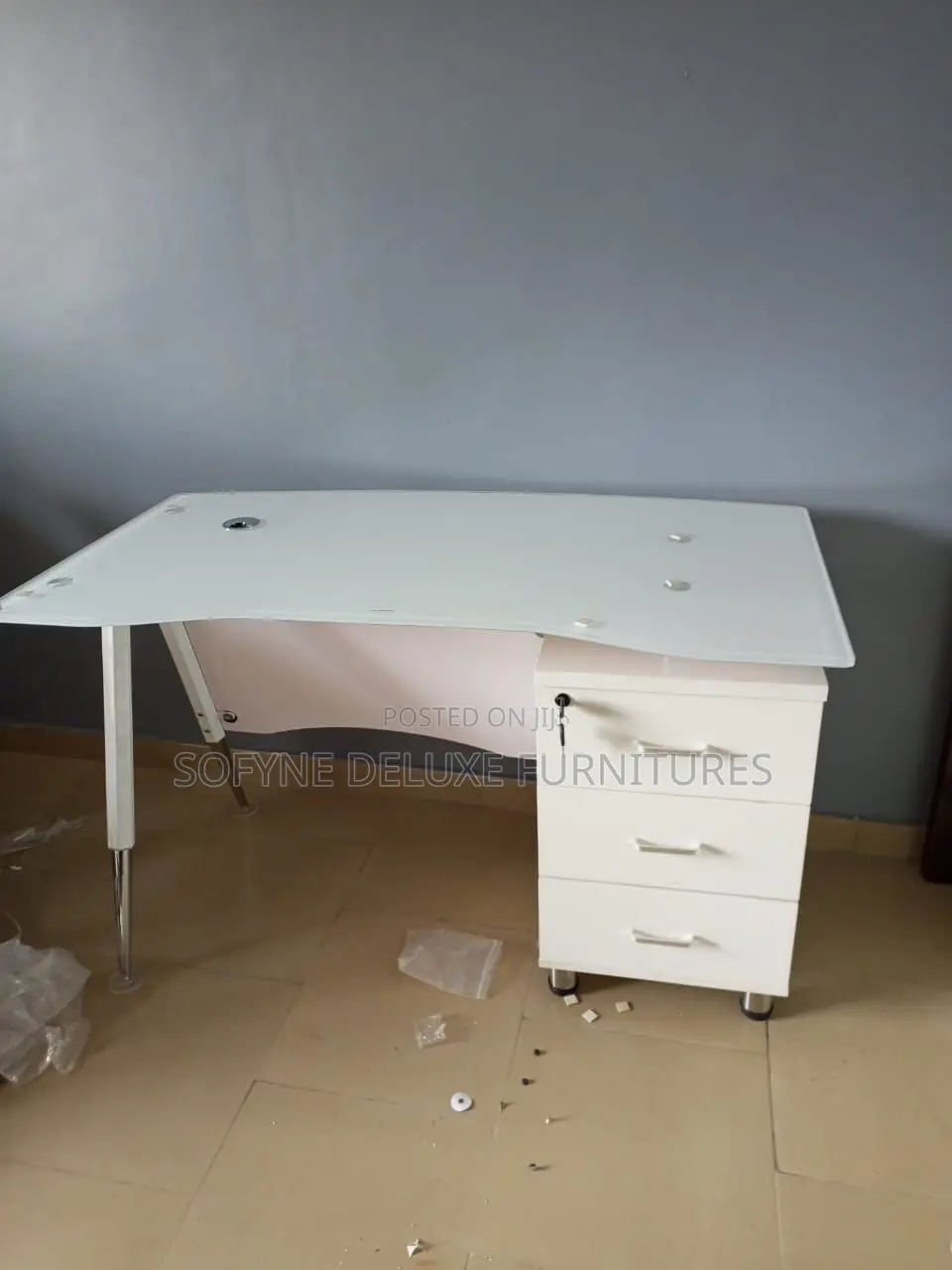 White Office Table