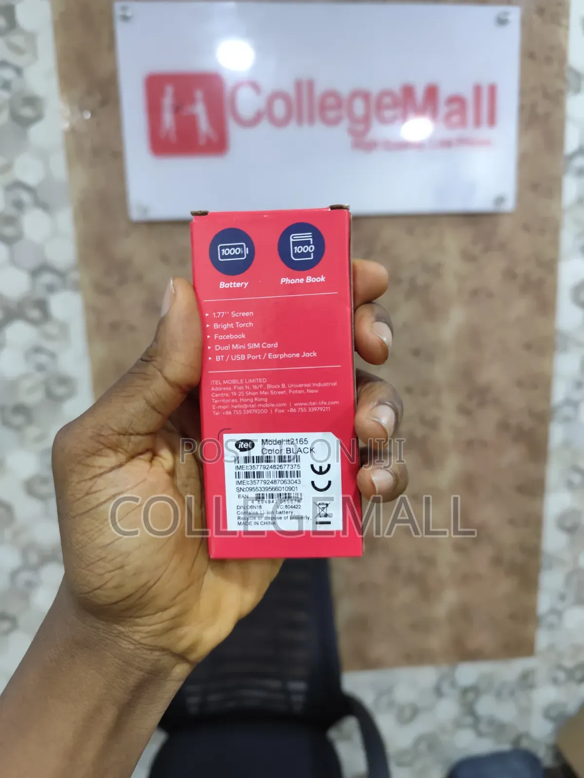 New Itel it2165 Black