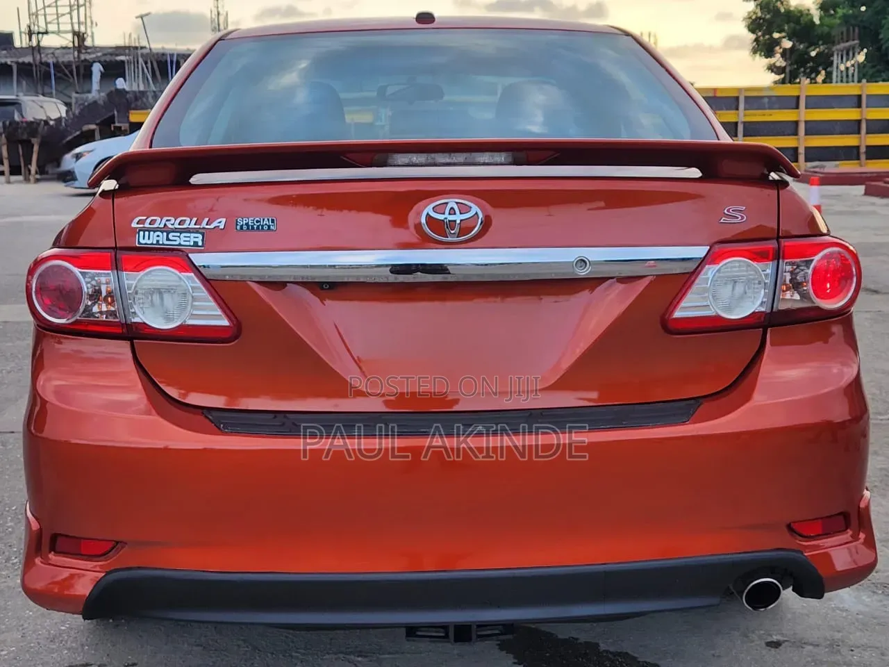 Toyota Corolla S Special Edition 4dr Sedan (1.8L 4cyl 4A) 2013 Orange