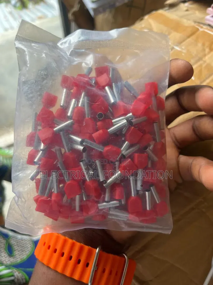 2.5mm Bootlace Pin Lug (Red)packet
