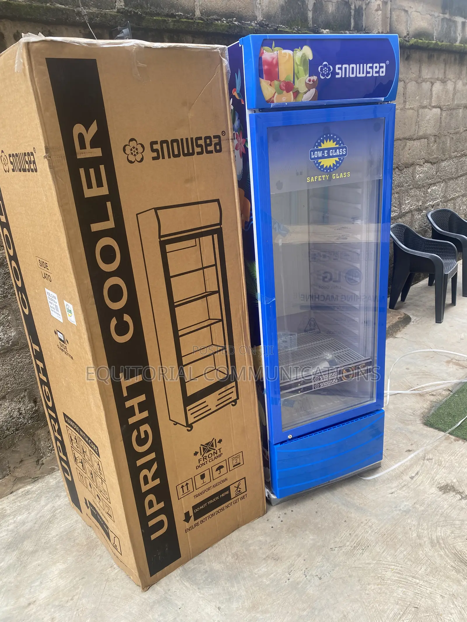 SnowSea Upright Glass Door Cooler 500L