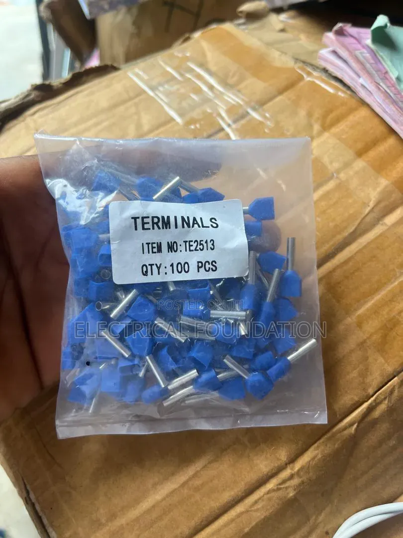 4mm Bootlace Pin Lug (Blue) Packet