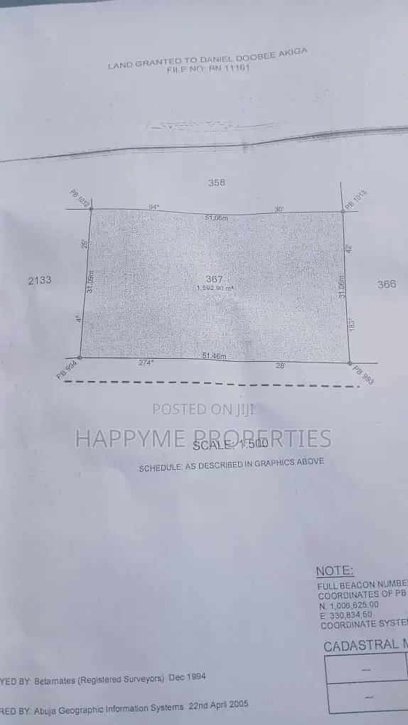 Just Out! Prime Residential Land for Sale in Katampe Main, Abuja